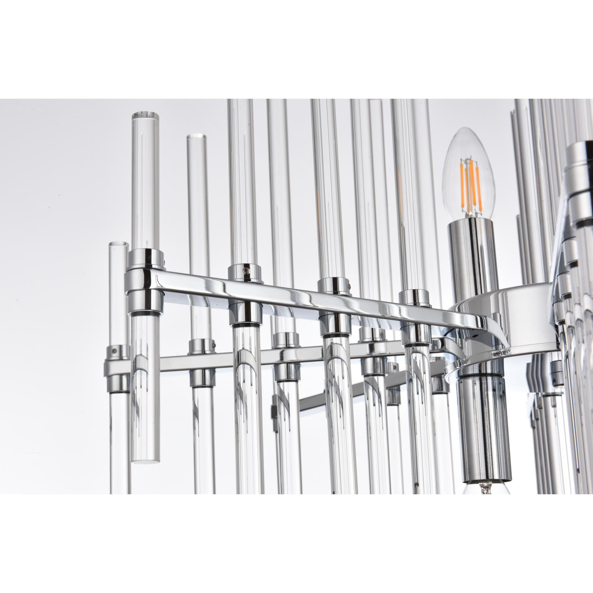 Sienna 23 Inch 6 Light Chandelier by Elegant Lighting