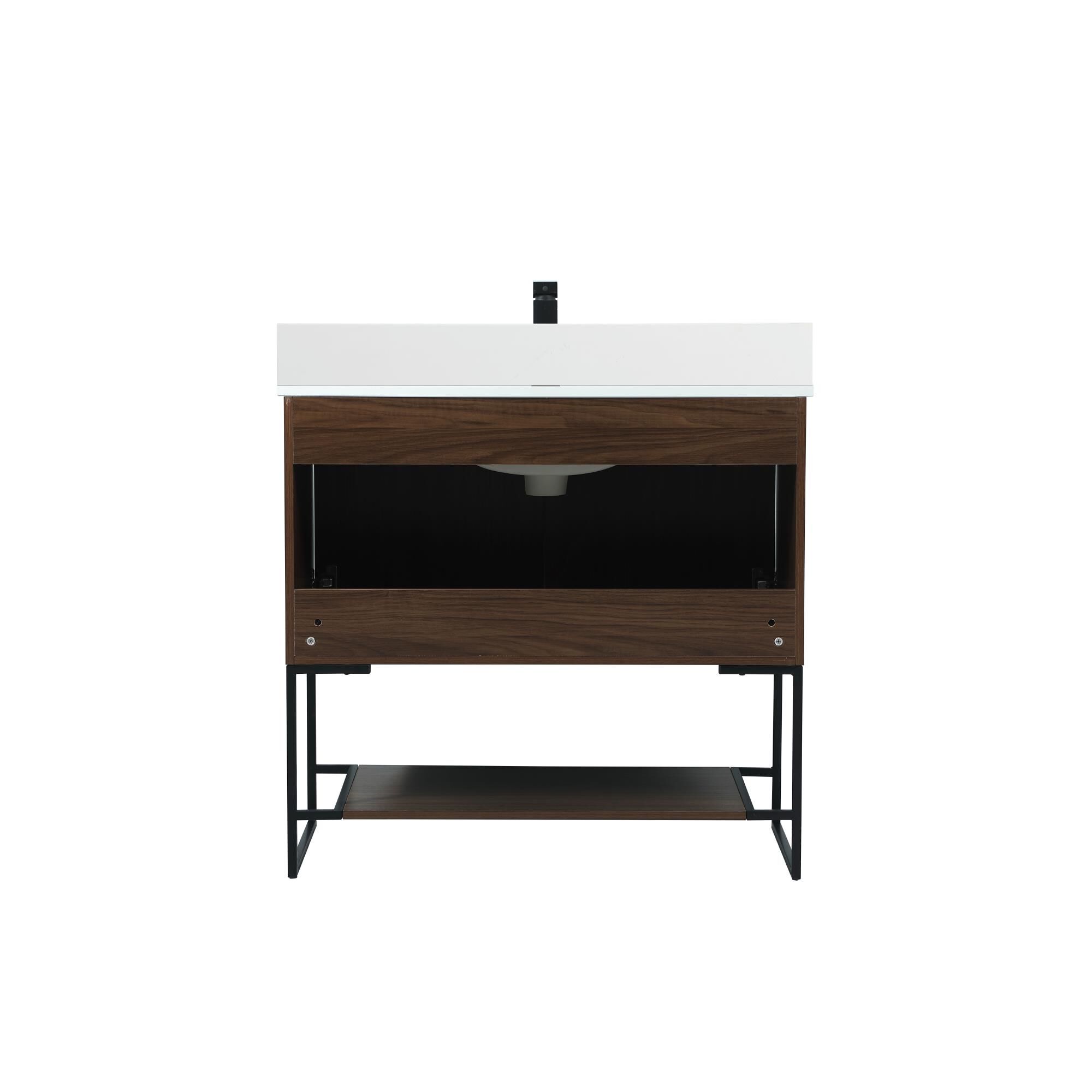 Shown in Walnut finish