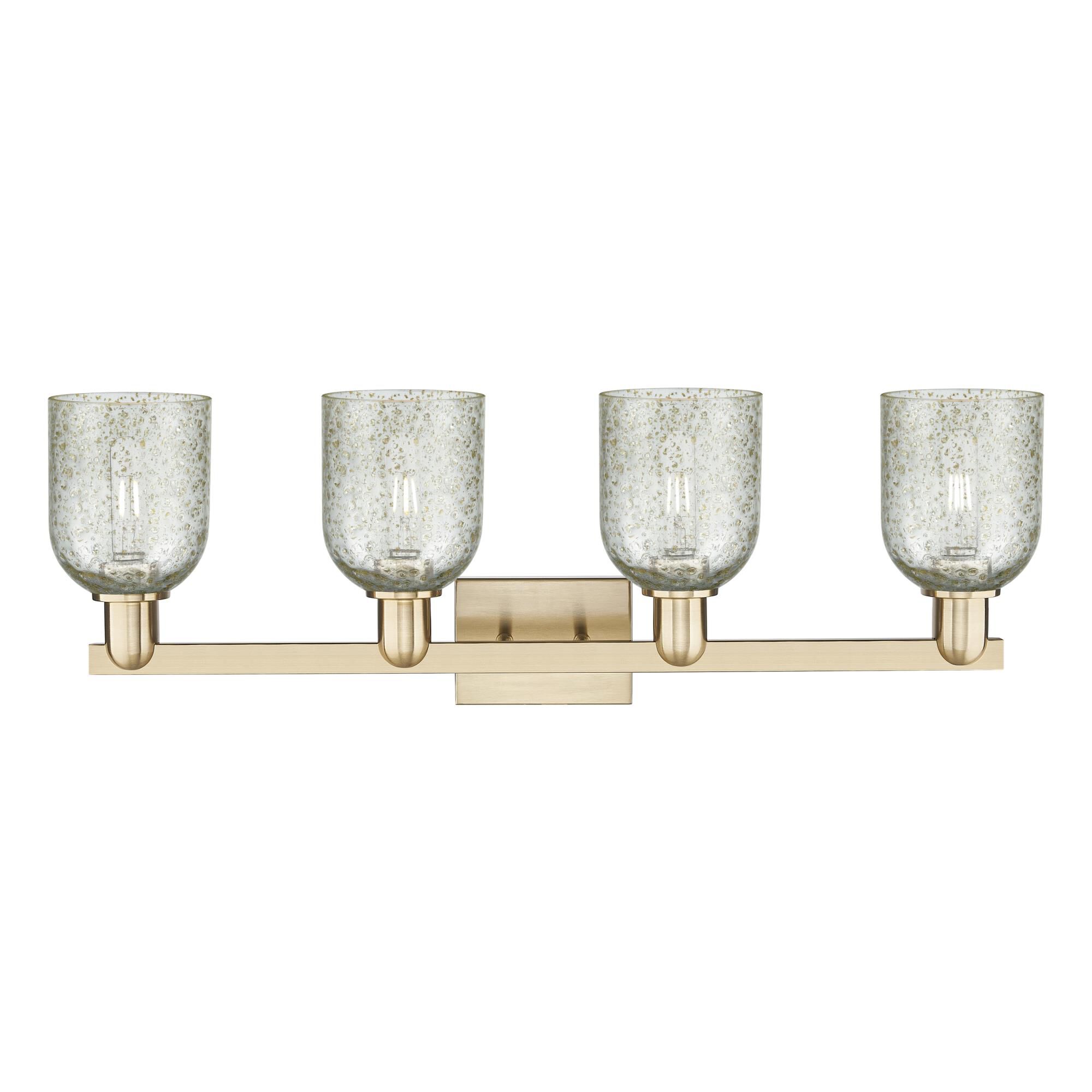 Shown in Champagne Bronze finish and Mica glass