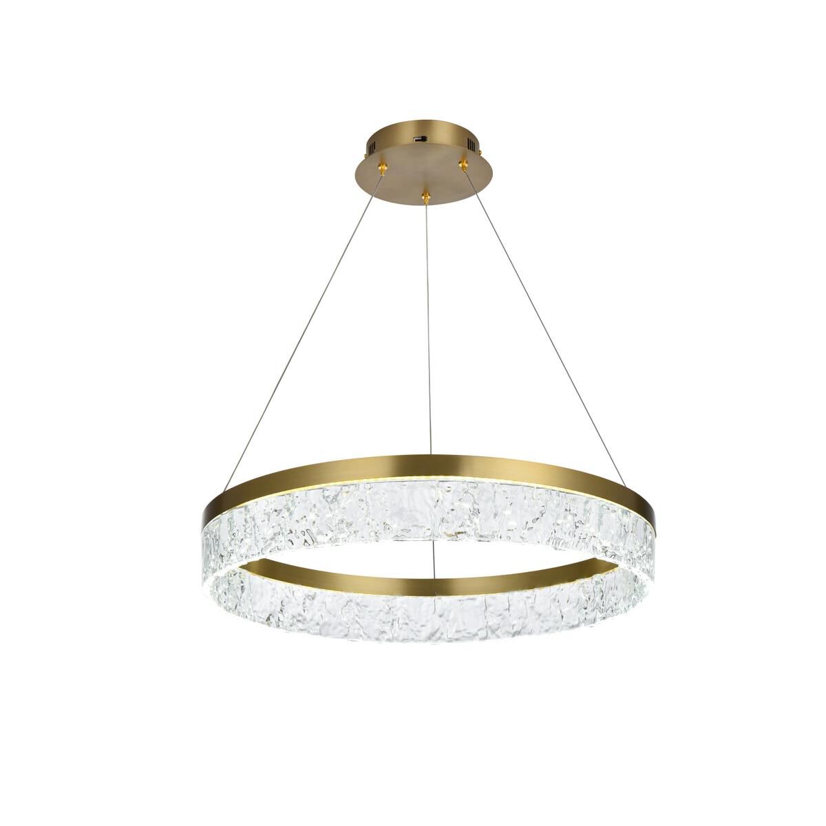 Linden 22 Inch Large Pendant by Elegant Lighting