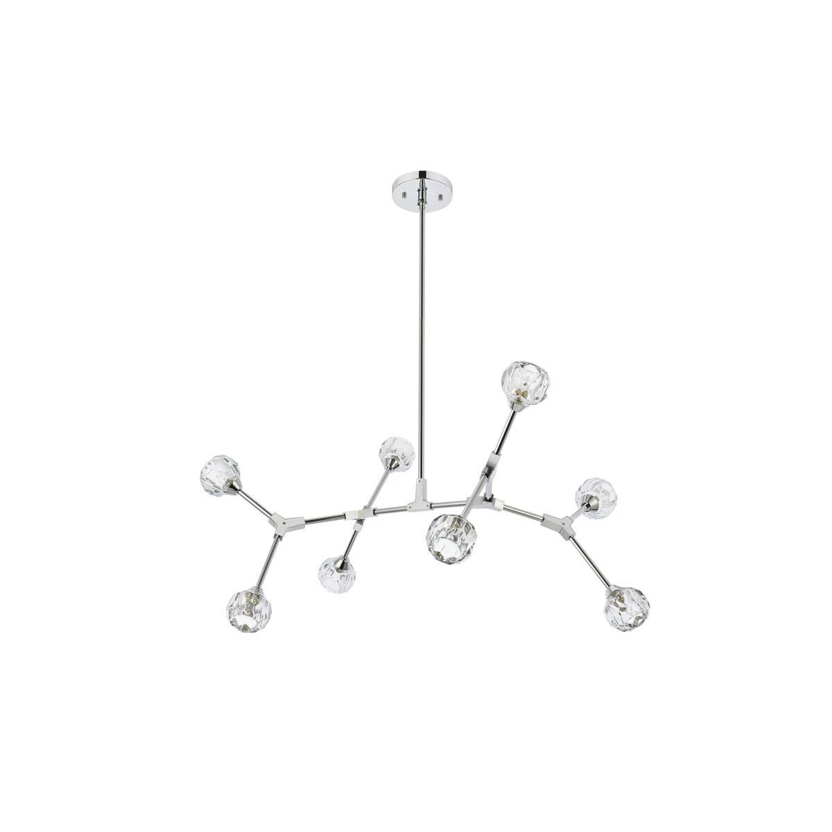 Zayne 45 Inch LED Large Pendant by Elegant Lighting