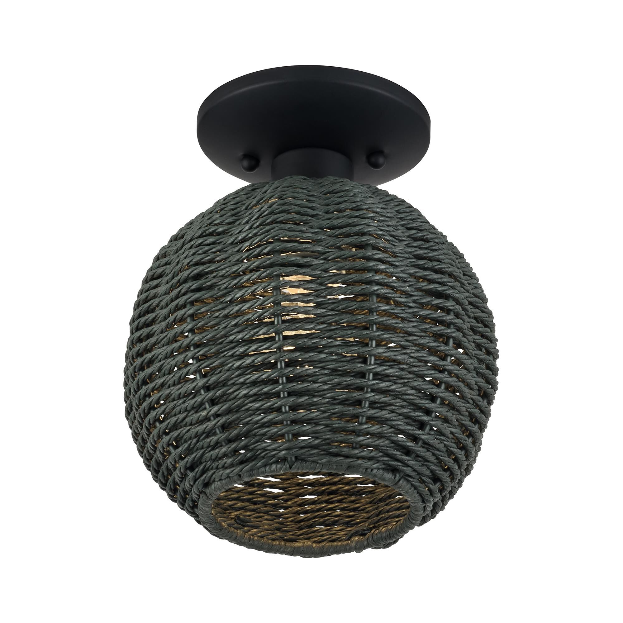 Deluna 8 Inch Semi Flush Mount by Livex Lighting