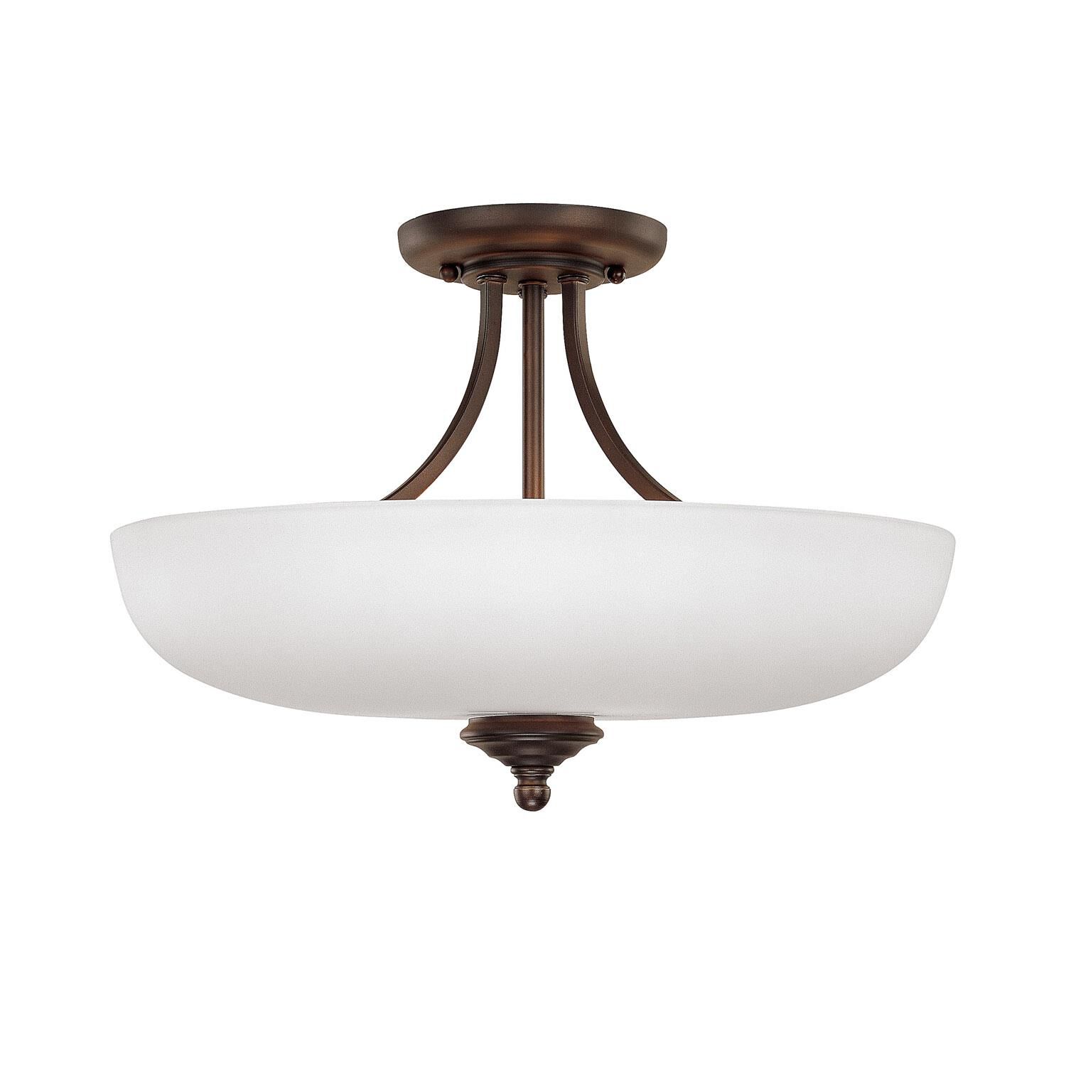 Chapman 18 Inch 3 Light Semi Flush Mount by Capital Lighting Fixture Company