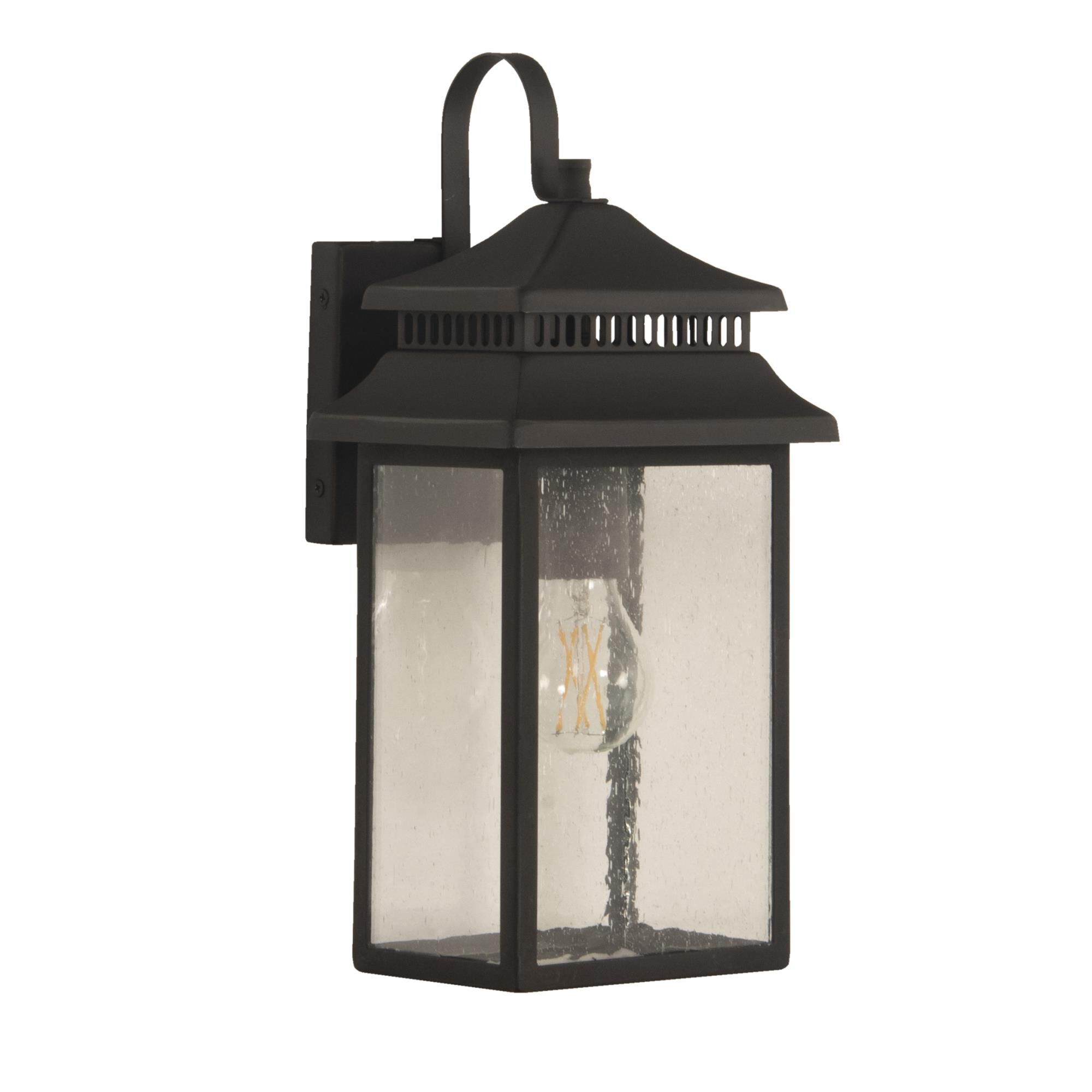 Shown in Dark Bronze Gilded finish and Square/Rectangle glass and Square/Rectangle shade