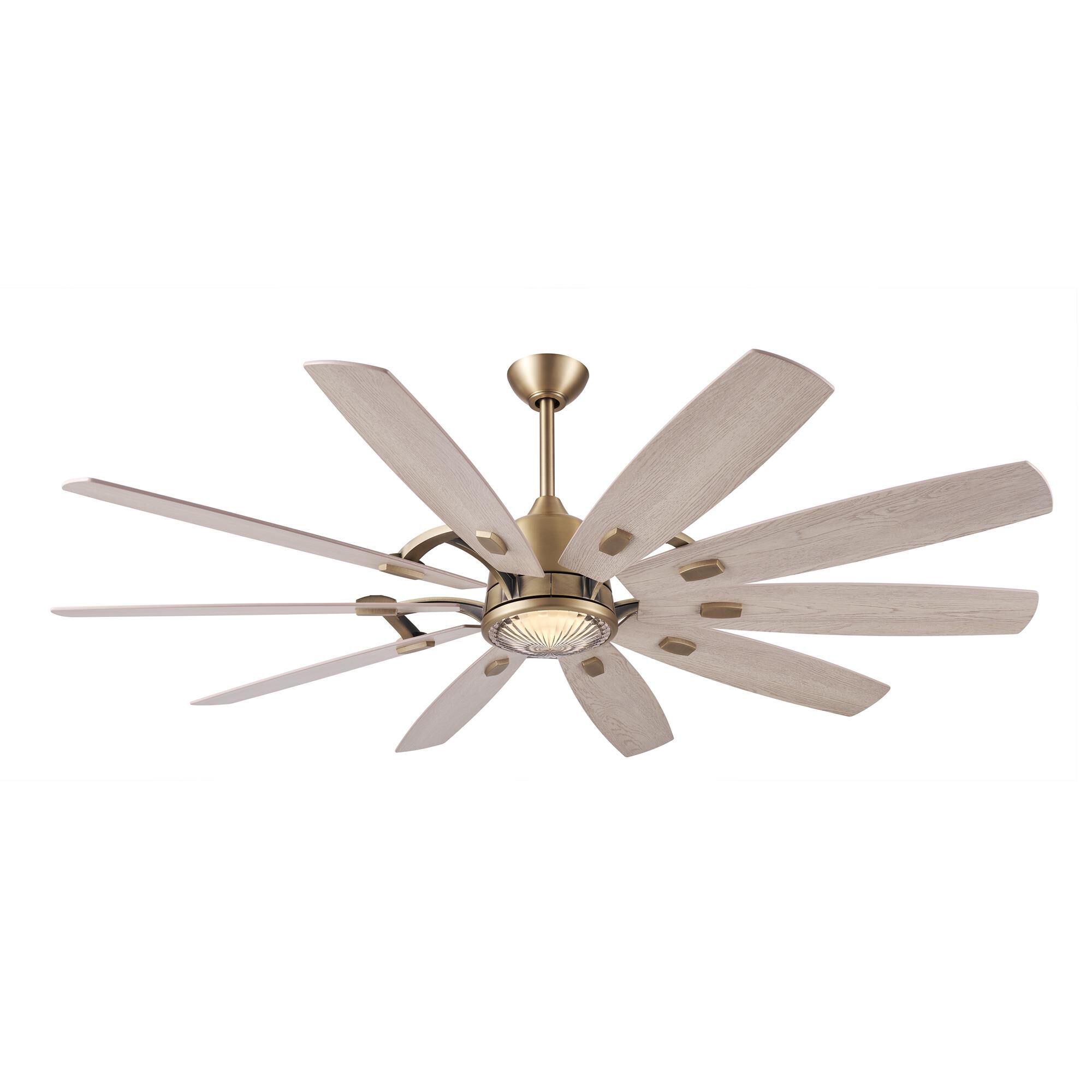 Shown in Legacy Brass finish and Clear glass