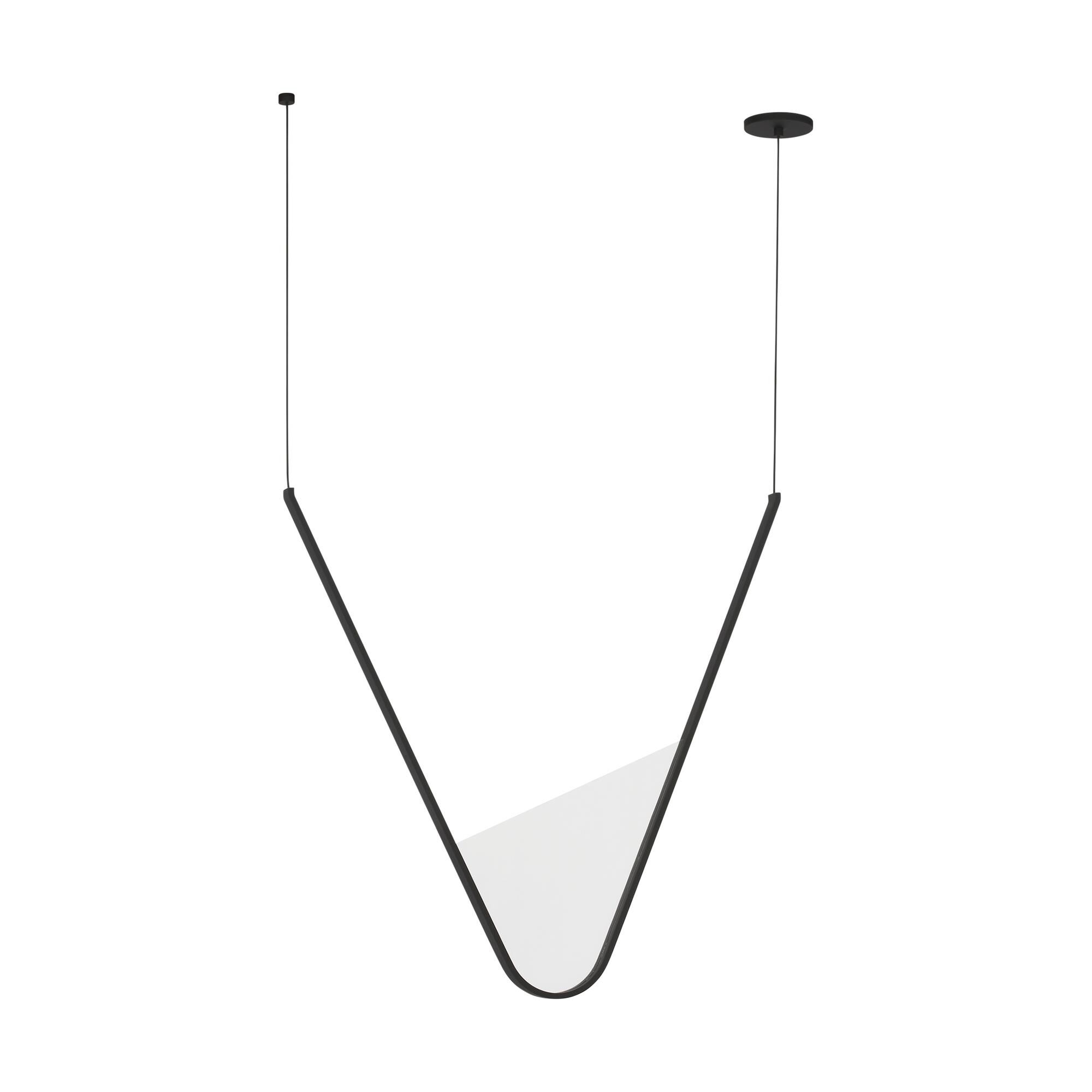Shown in Nightshade Black finish and Light Guide shade