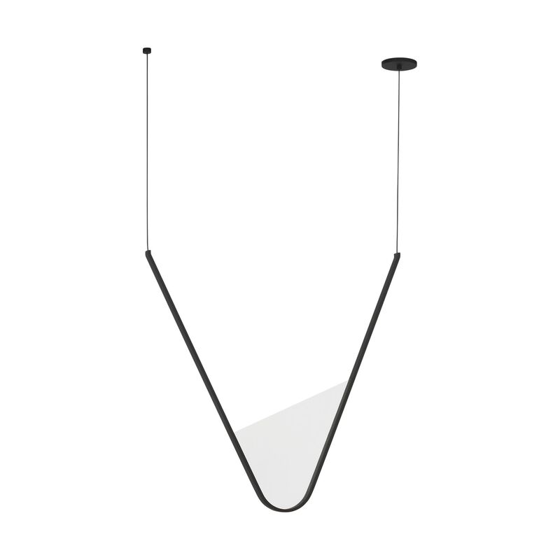 Sean Lavin Mizu 33 Inch Linear Suspension Light by Visual Comfort Modern Collection