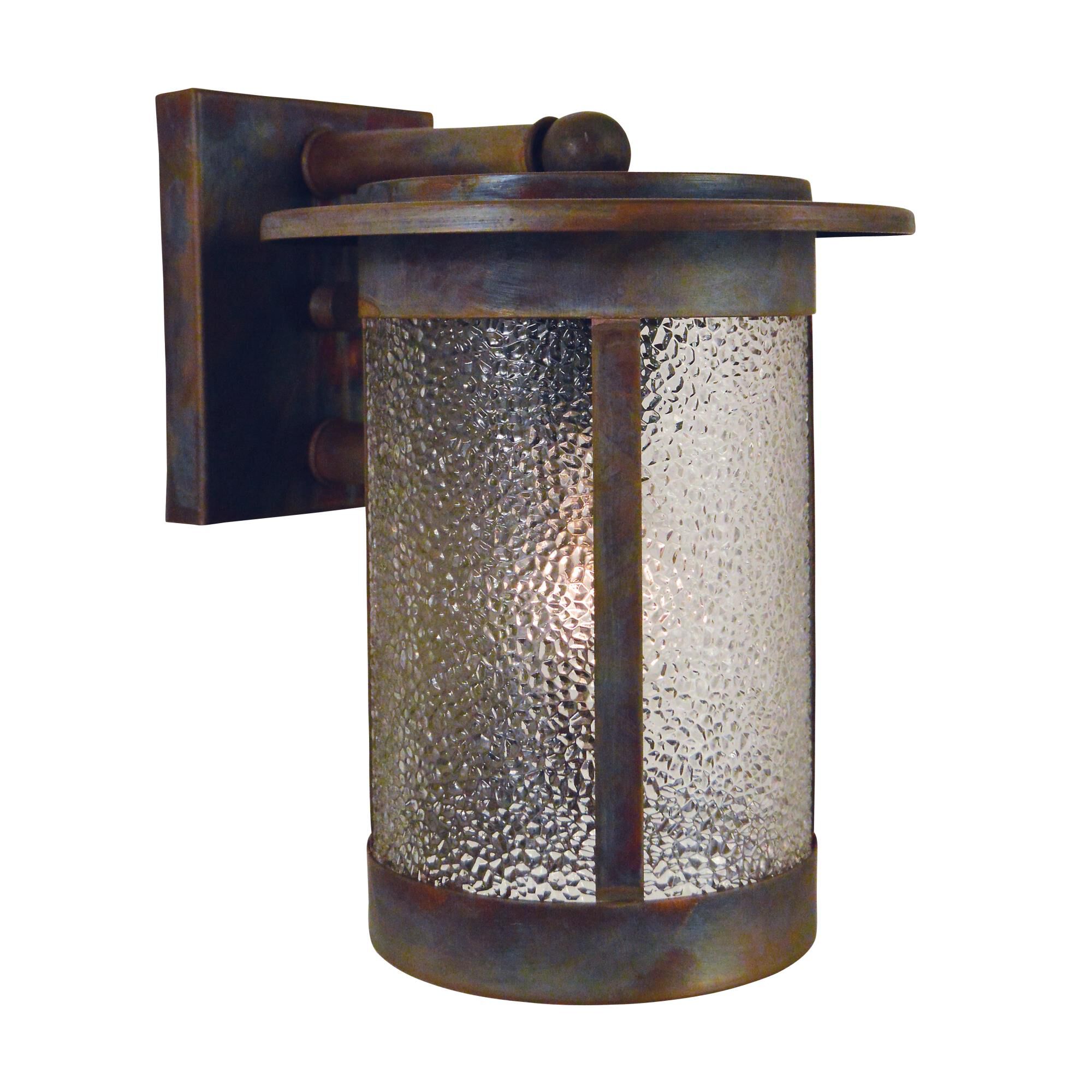 Santorini 10 Inch Tall 1 Light Outdoor Wall Light by Arroyo Craftsman
