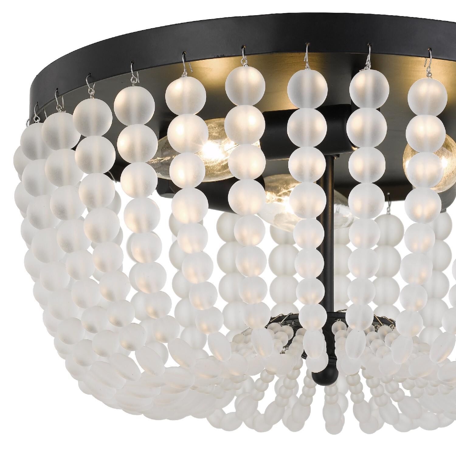 Rylee 12 Inch 3 Light Flush Mount by Crystorama