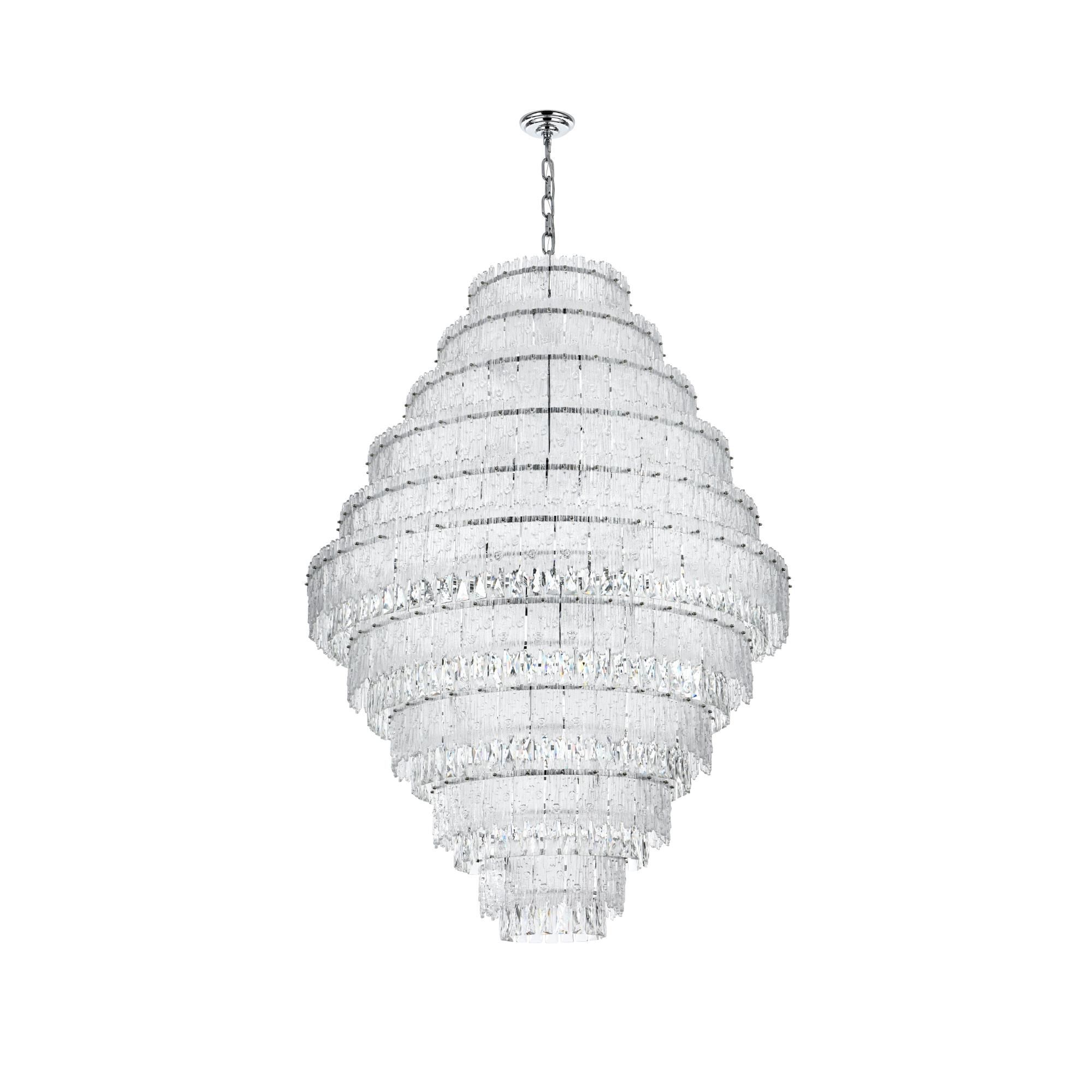 Shown in Chrome finish and Rc crystal and Clear glass