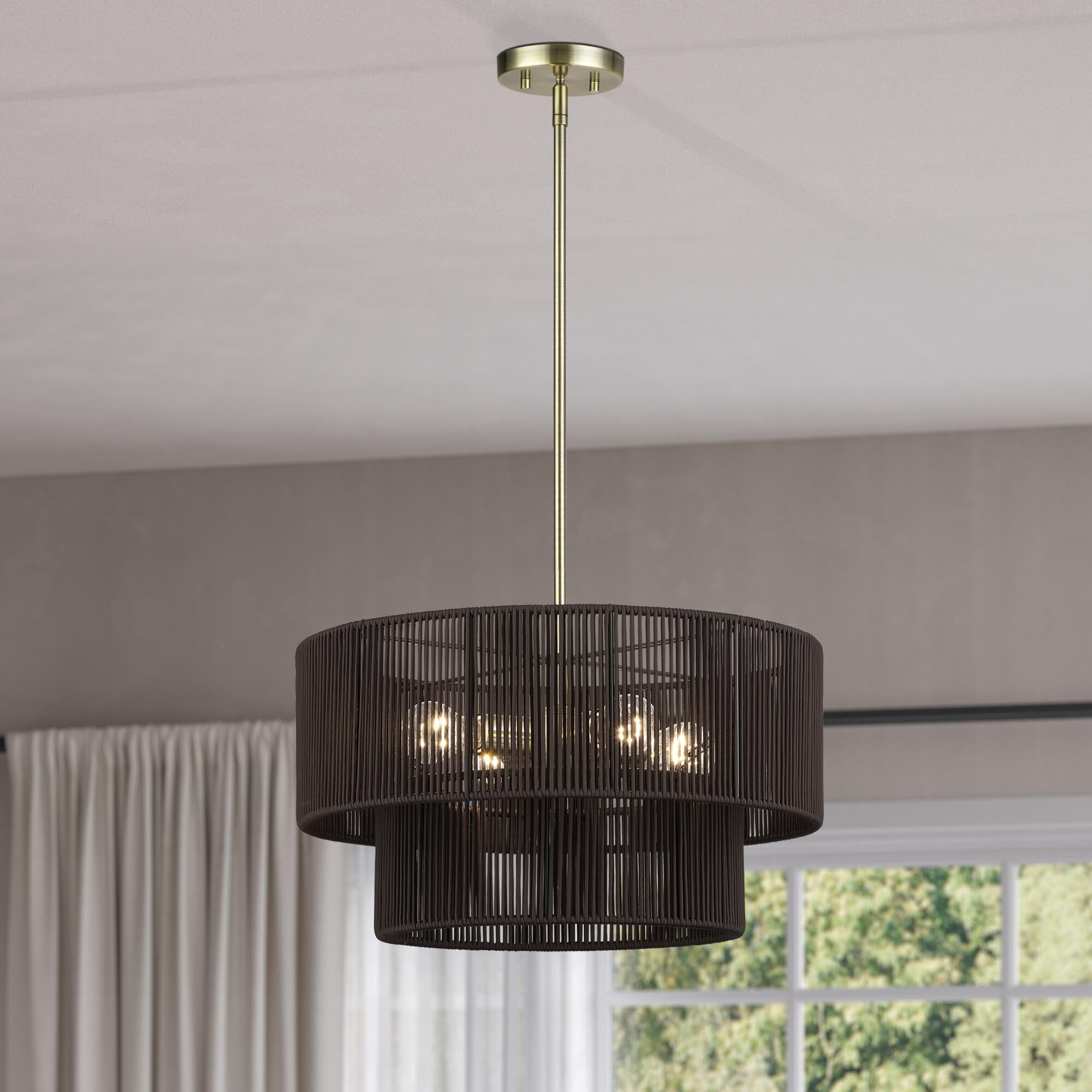 Acordia 20 Inch Large Pendant by Livex Lighting