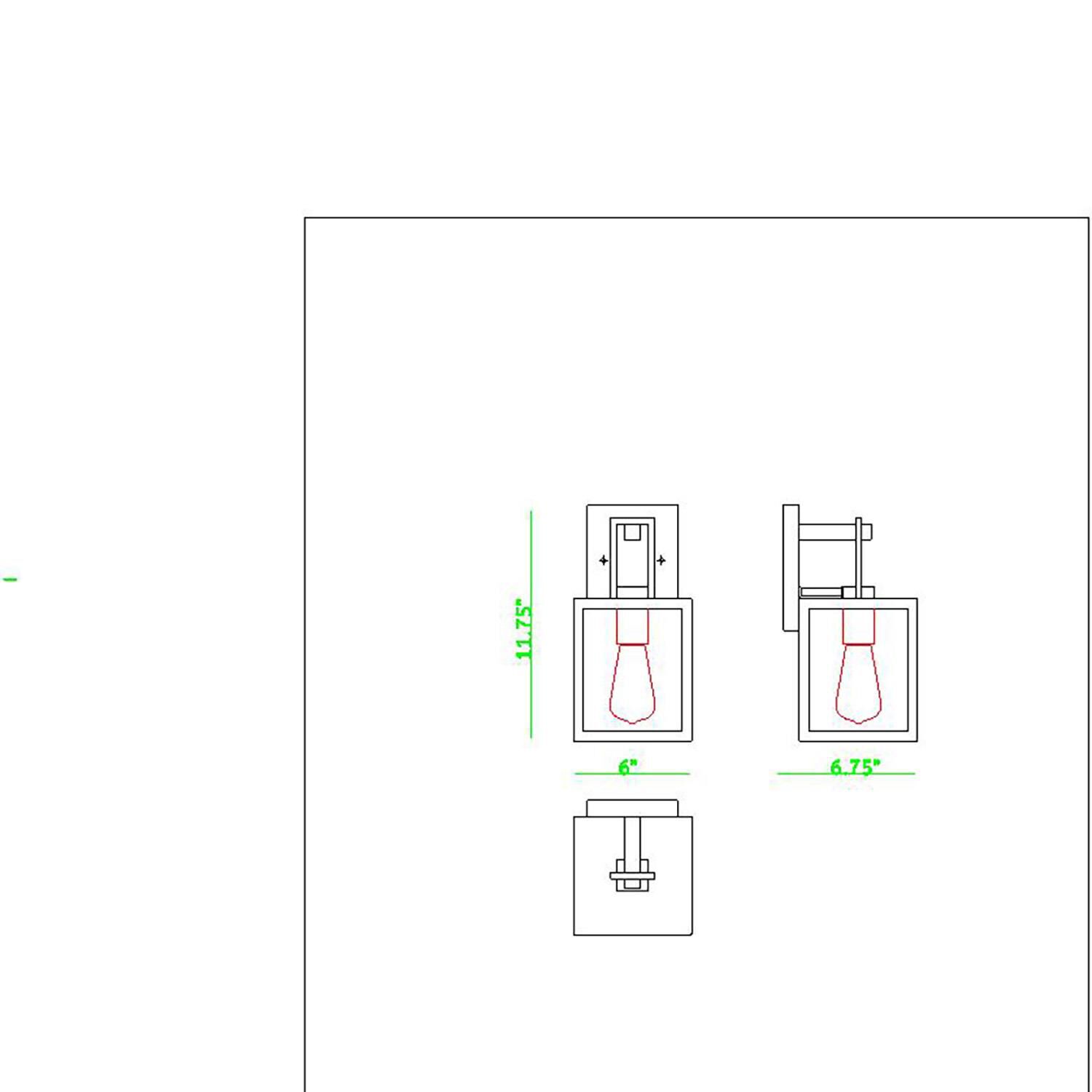 Shown in Matte Black finish and Clear glass