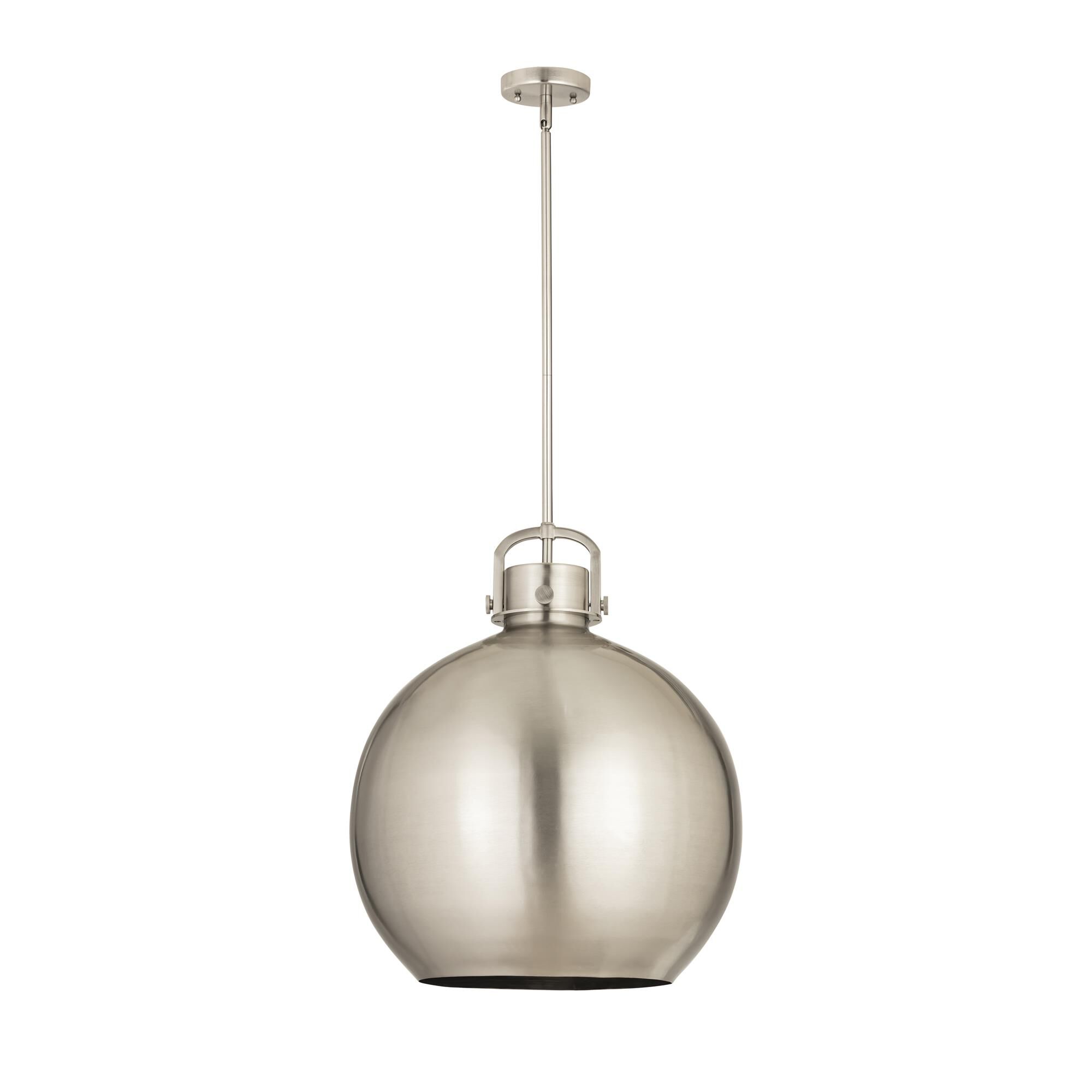 Shown in Satin Nickel finish and Satin Nickel Steel shade