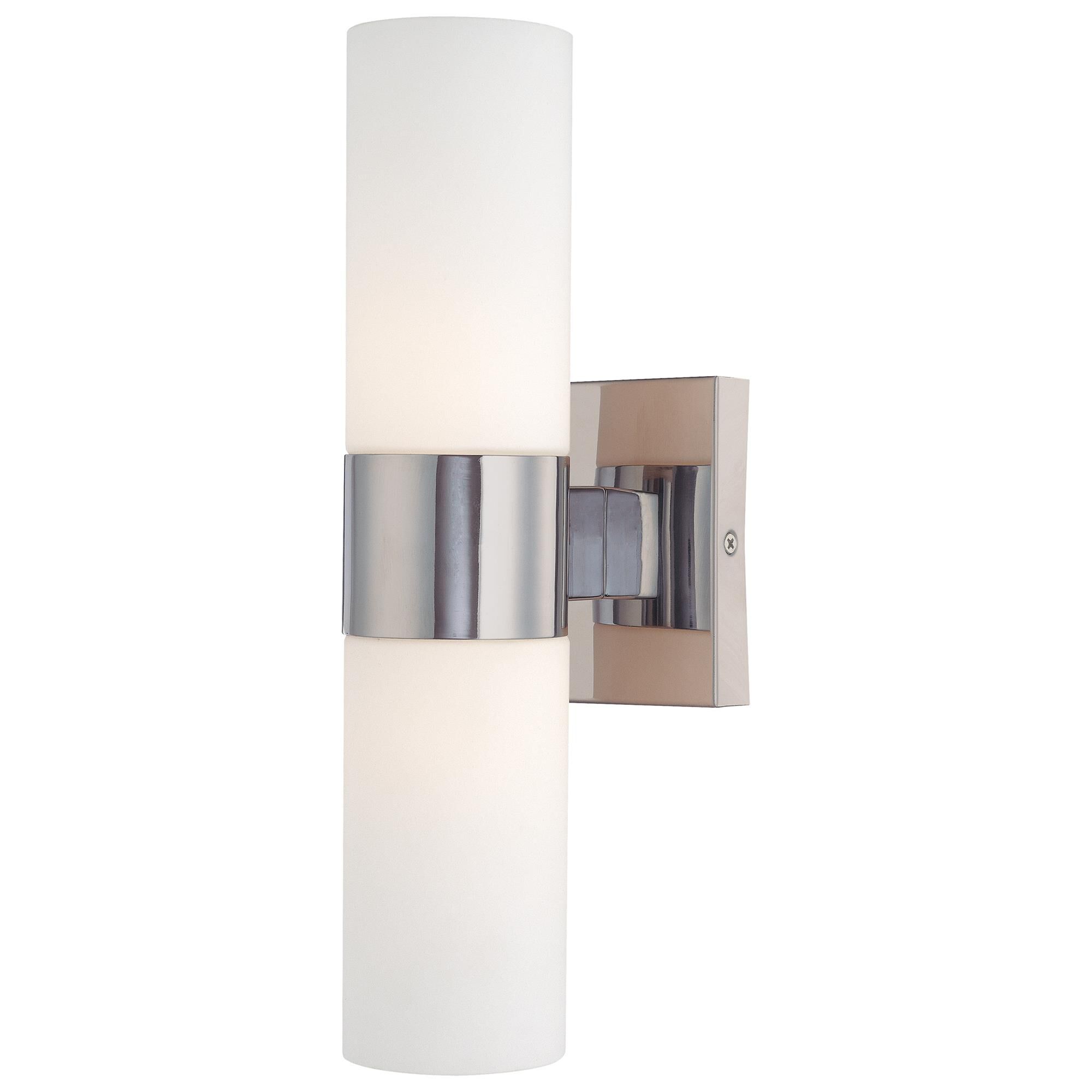 Shown in Chrome finish and Etched Opal glass