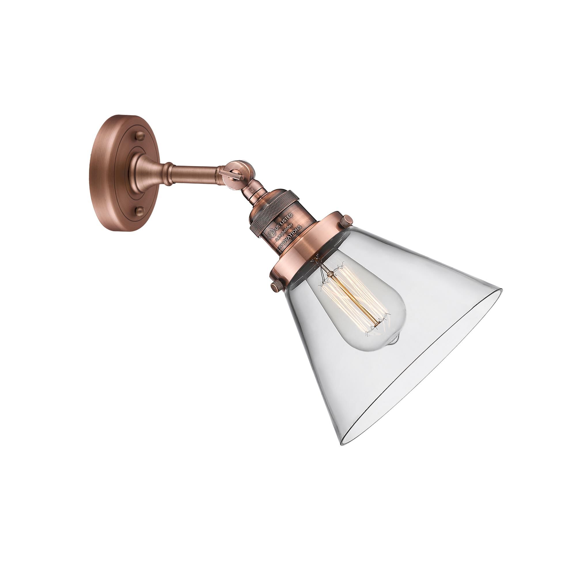 Bruno Marashlian Large Cone 10 Inch Wall Sconce by Innovations Lighting