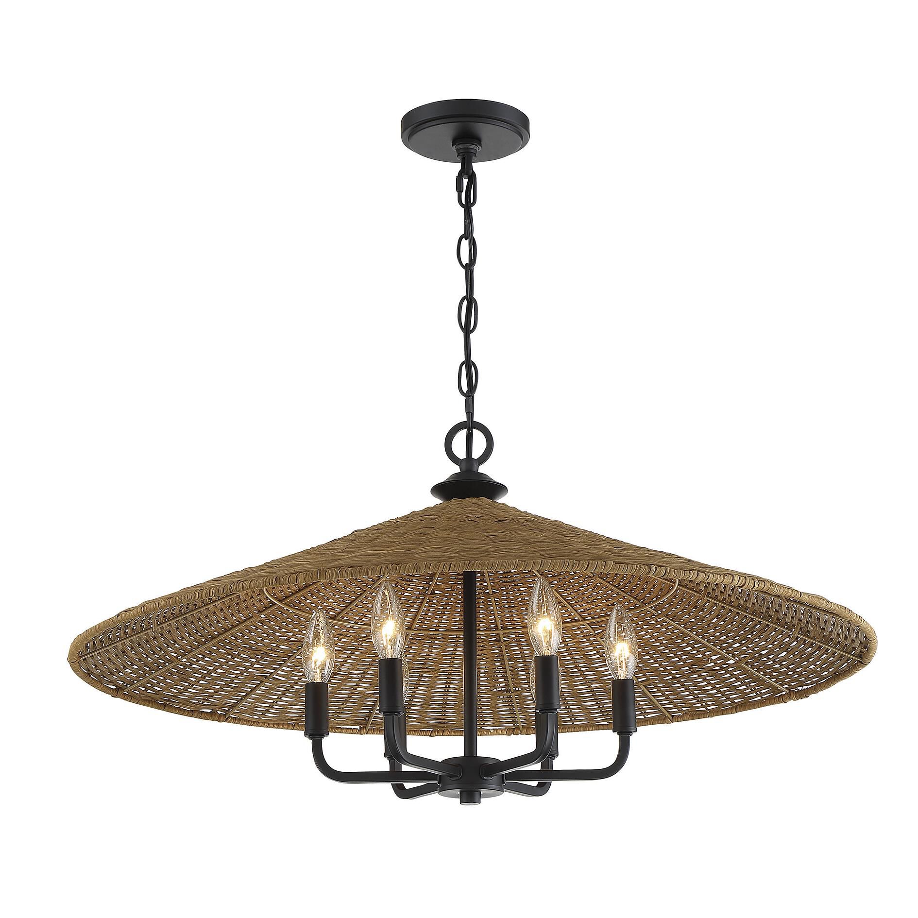 Shown in Matte Black With Dark Rattan finish