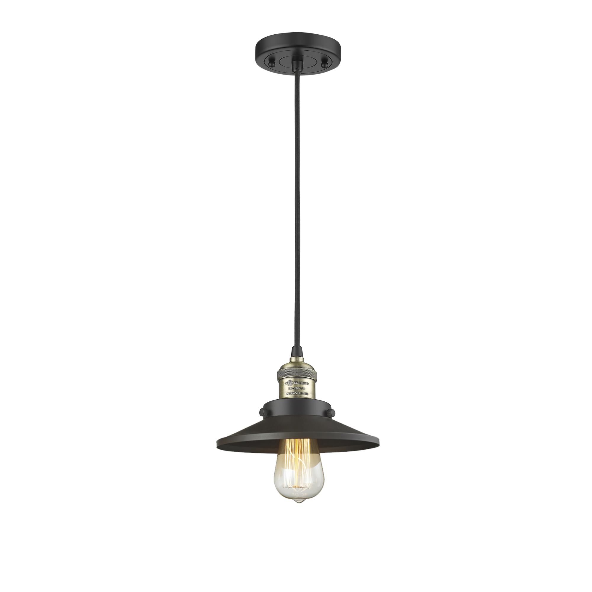 Bruno Marashlian Railroad 8 Inch Mini Pendant by Innovations Lighting