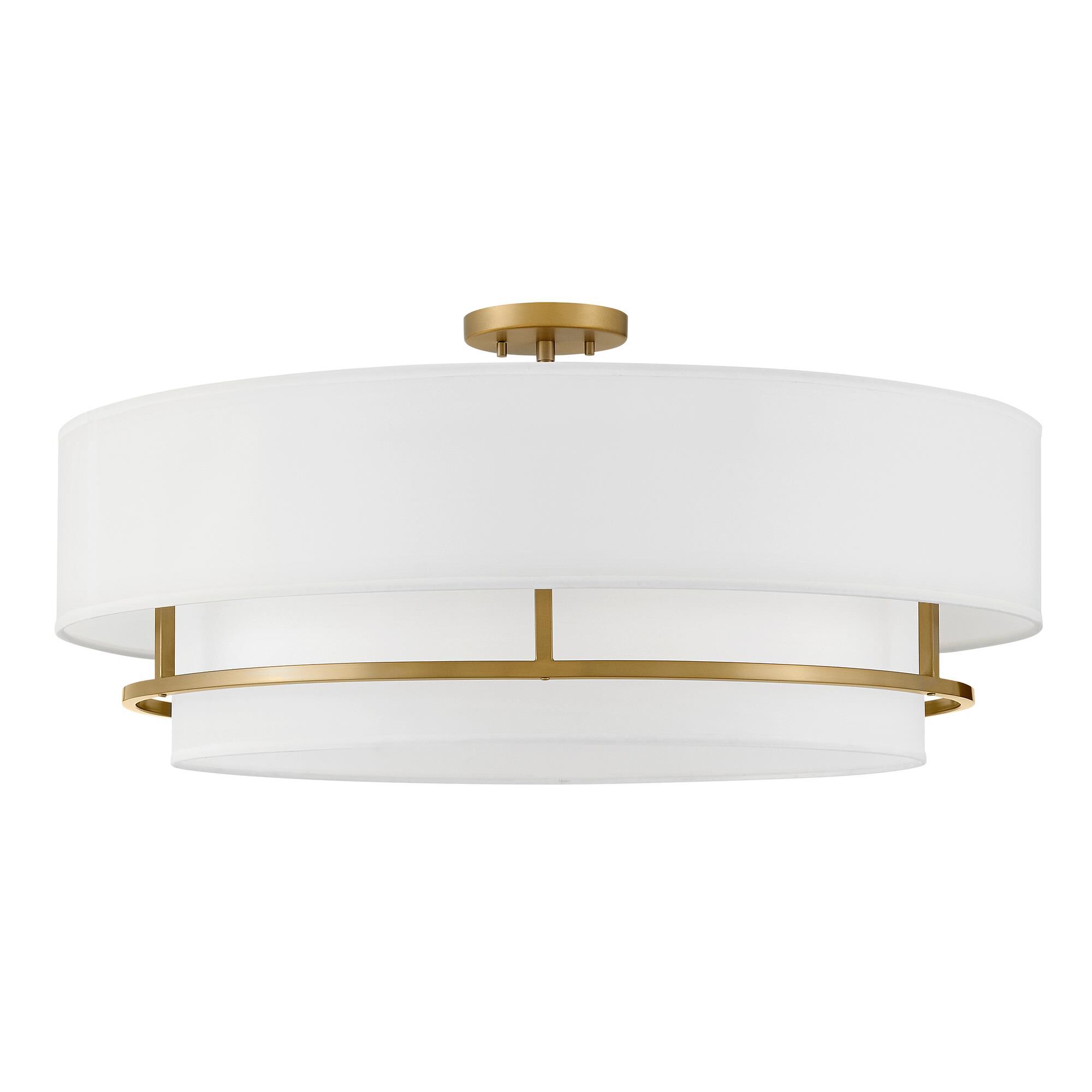 Graham 30 Inch 4 Light Semi Flush Mount,