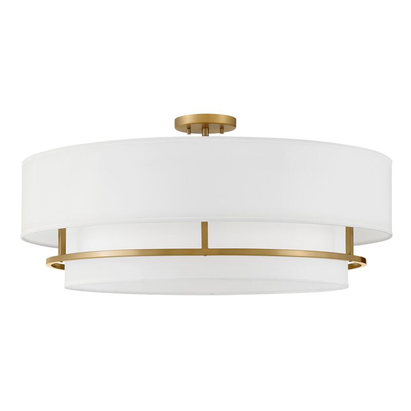 Graham 30 Inch 4 Light Semi Flush Mount by Hinkley