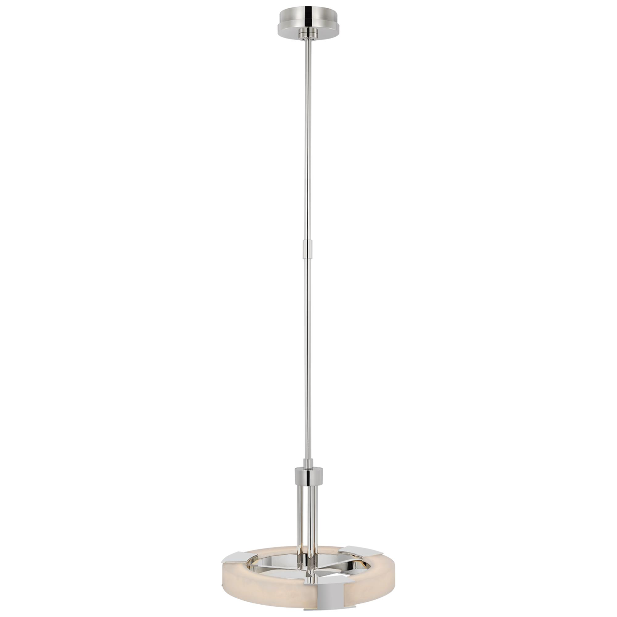 Shown in Polished Nickel and Alabaster finish