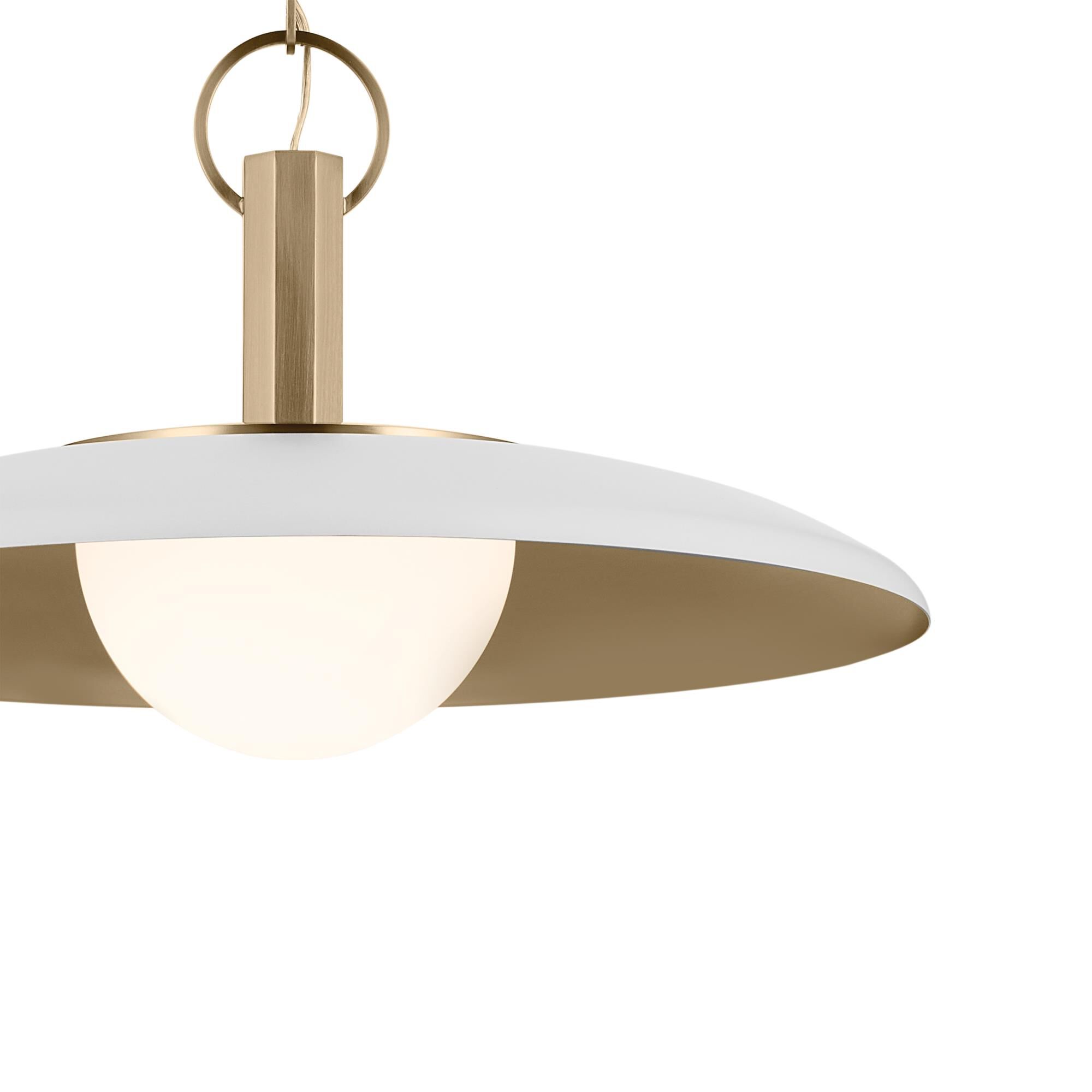 Shown in White finish