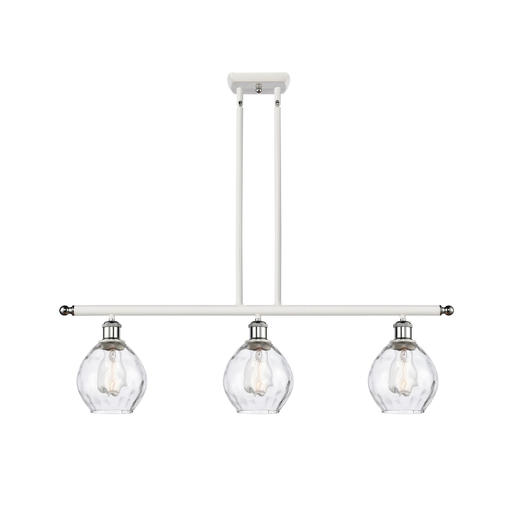 Bruno Marashlian Small Waverly 36 Inch 3 Light Linear Suspension Light by Innovations Lighting