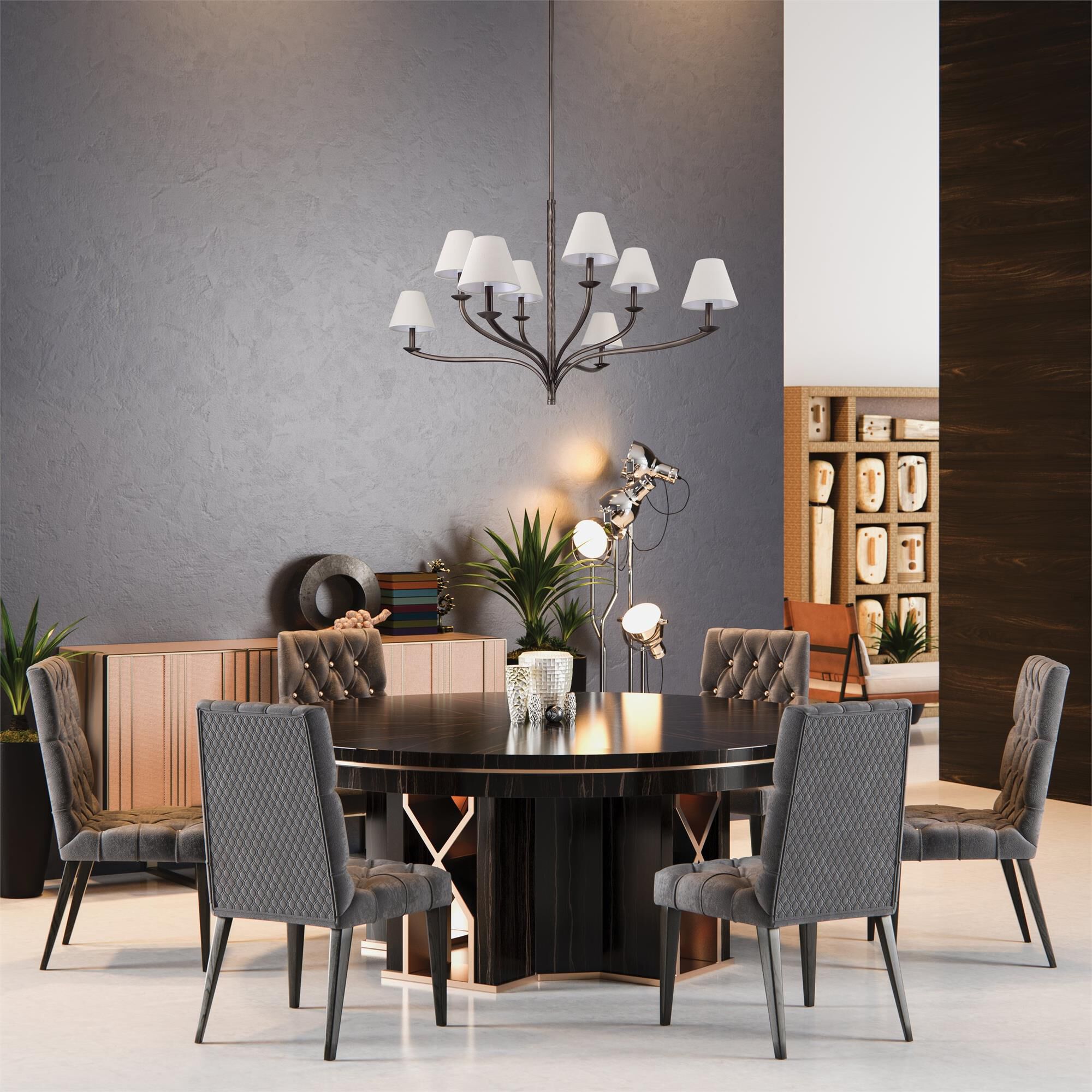Bethany 52 Inch Chandelier by Eglo Lighting