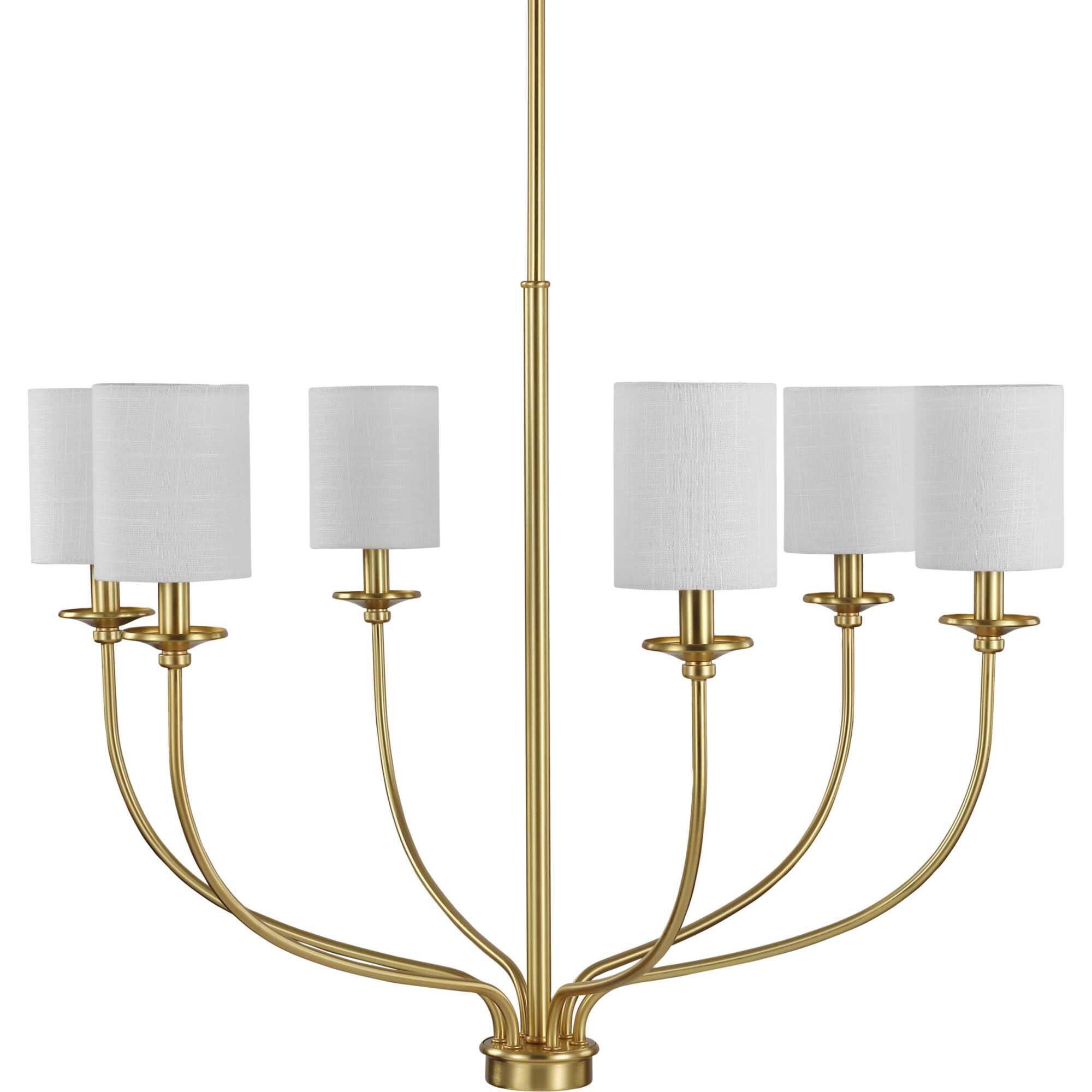 Bonita 30 Inch 6 Light Chandelier by Progress Lighting