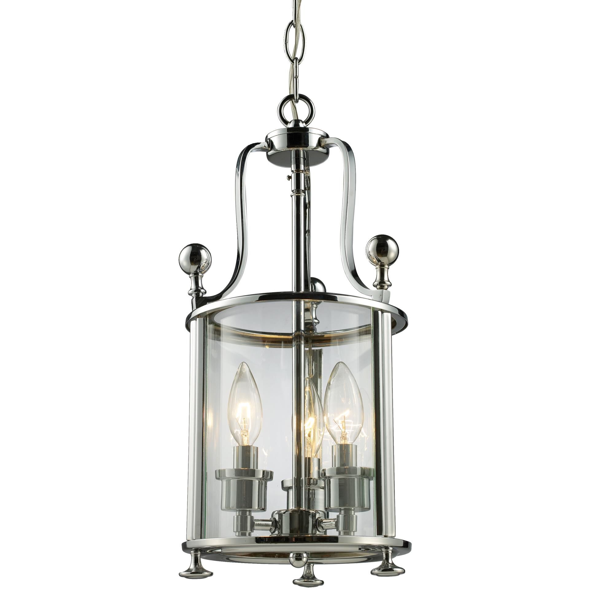 Wyndham 8 Inch 3 Light Mini Chandelier by Z-Lite