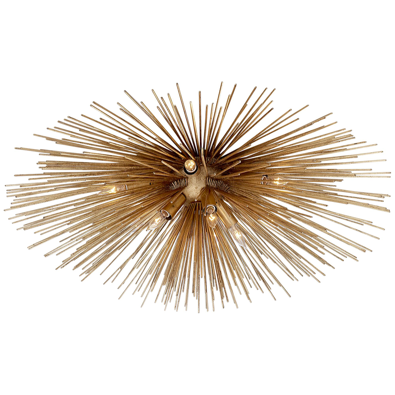 Kelly Wearstler Strada 28 Inch 10 Light Flush Mount by Visual Comfort Signature Collection