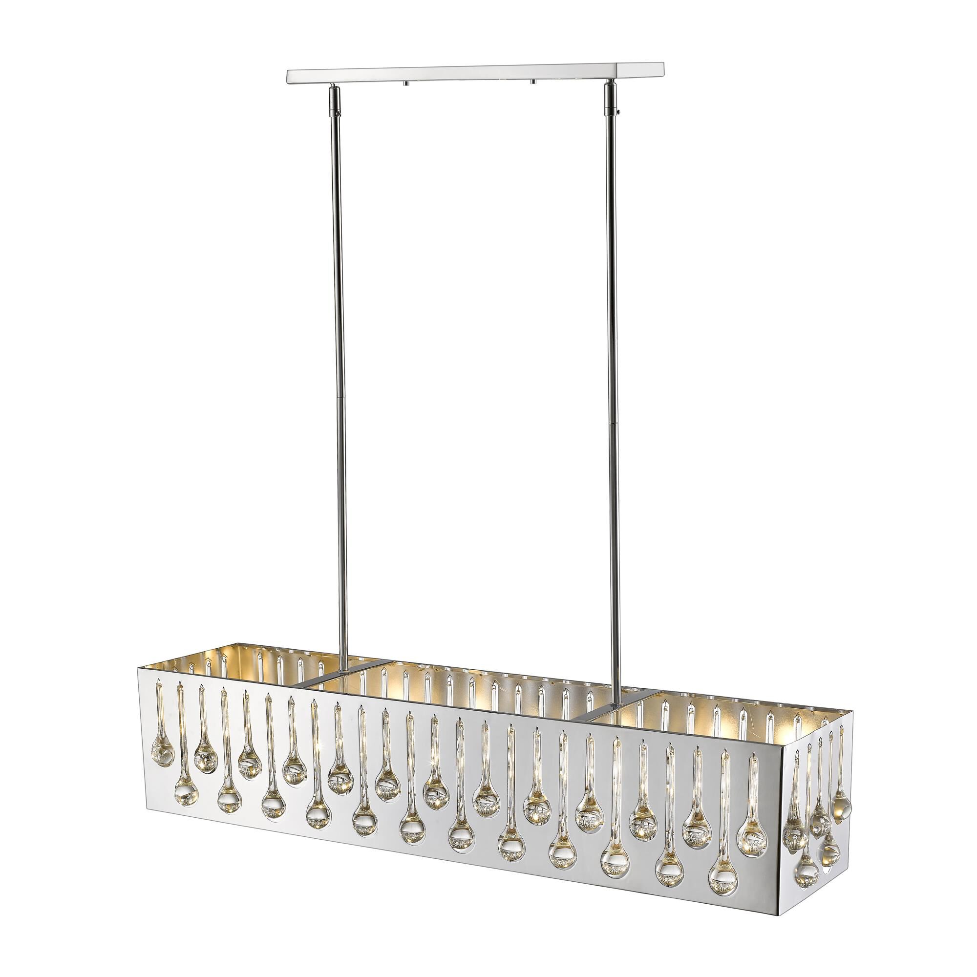 Oberon 43 Inch 7 Light Linear Suspension Light by Z-Lite