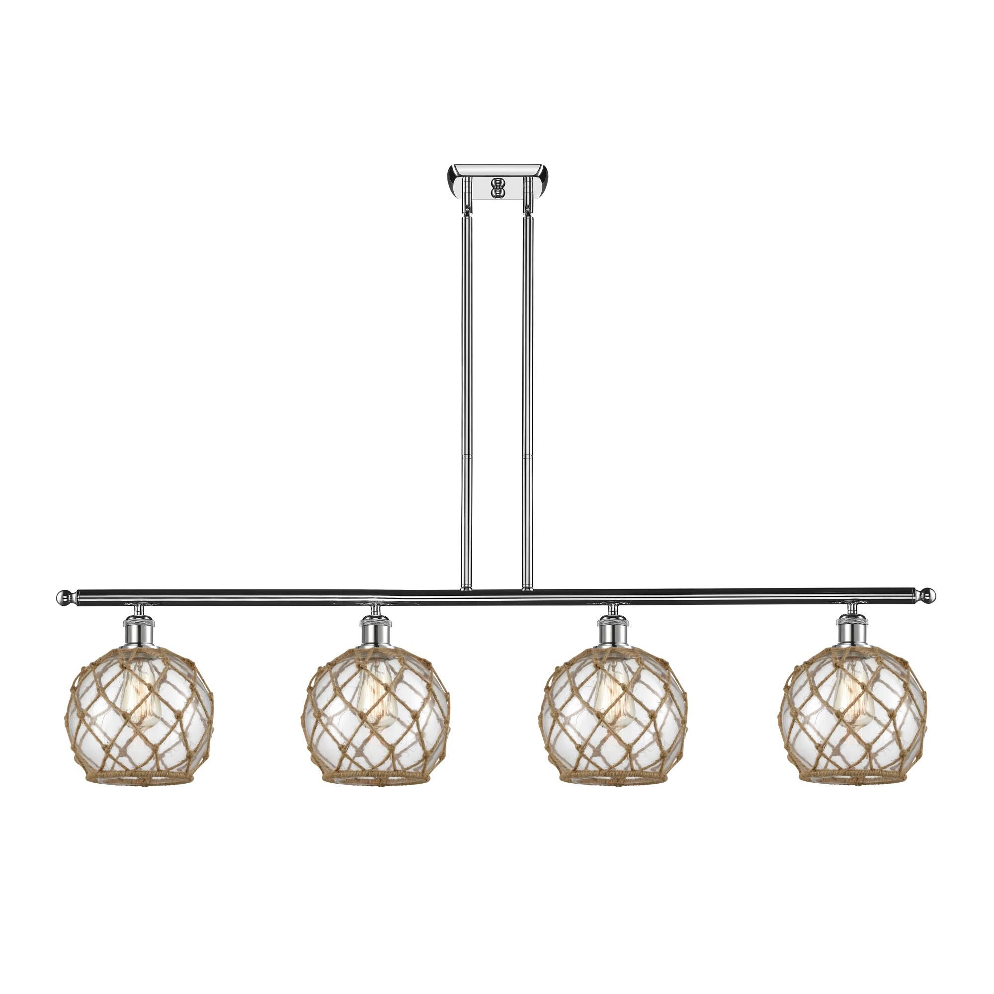 Bruno Marashlian Farmhouse Rope 48 Inch Linear Suspension Light by Innovations Lighting