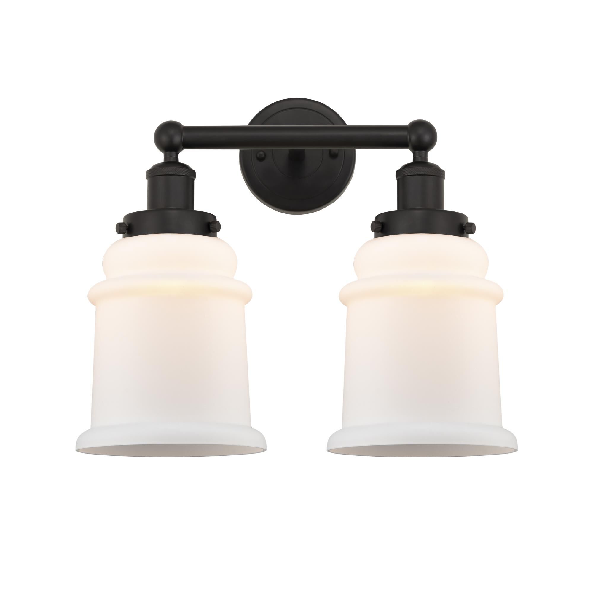 Shown in Oil Rubbed Bronze, Matte White finish and Matte White glass and Matte White Glass shade