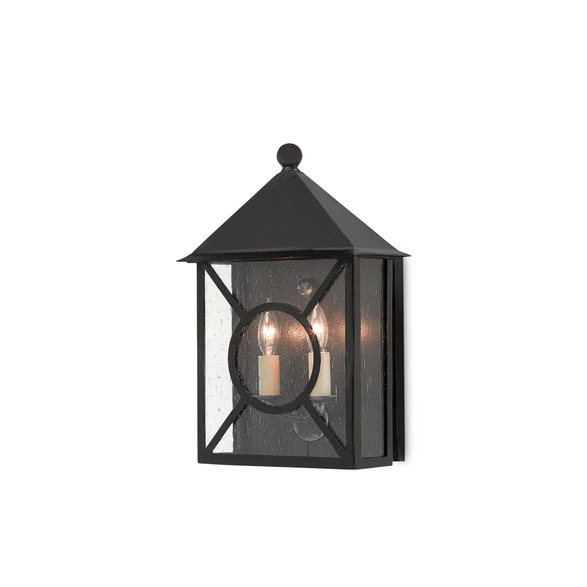 Ripley 15 Inch Tall 2 Light Outdoor Wall Light by Currey and Company