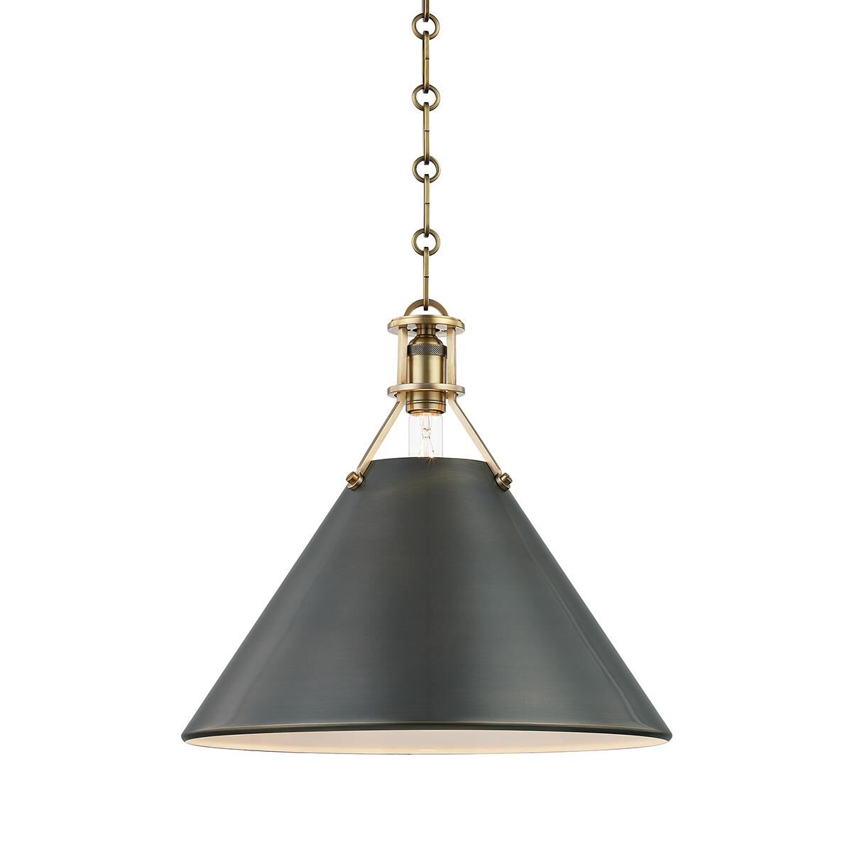 Mark D. Sikes Metal No. 2 16 Inch Large Pendant by Hudson Valley Lighting