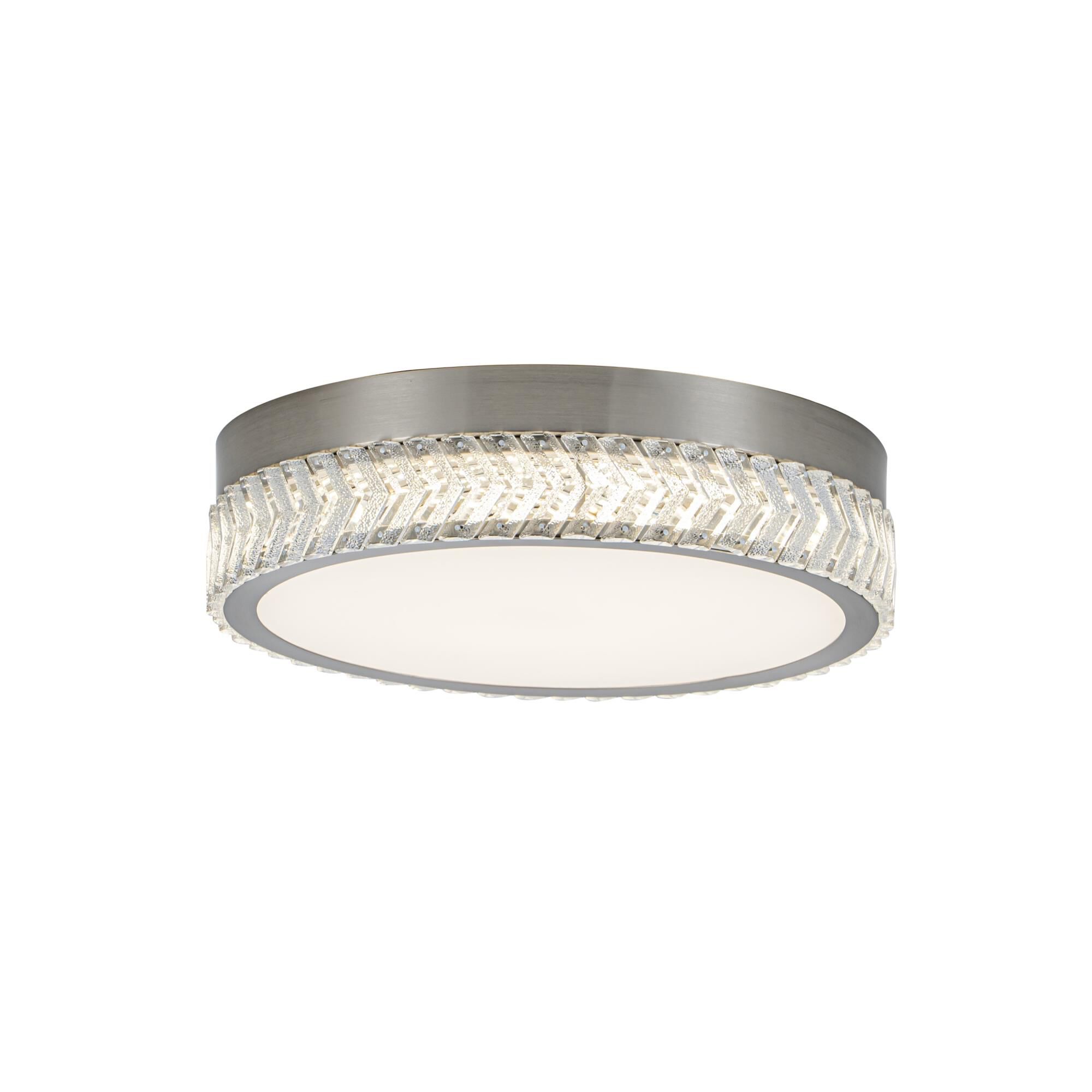 Chevron 16 Inch Flush Mount by Artcraft