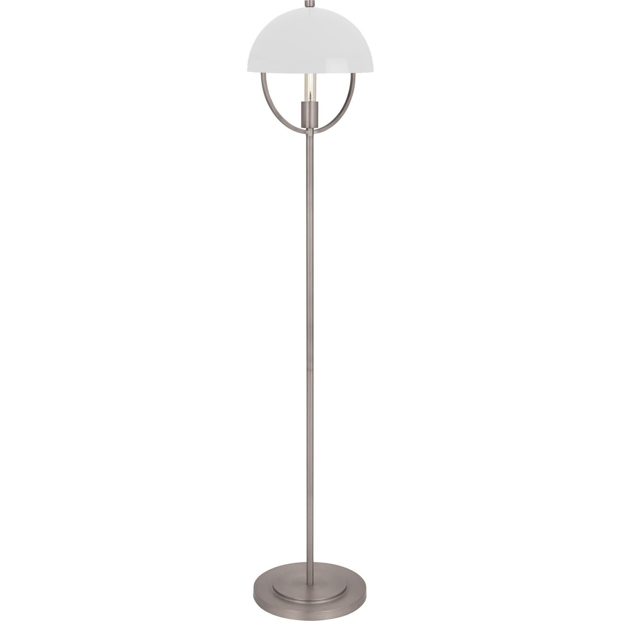 Shown in Pewter finish and White shade