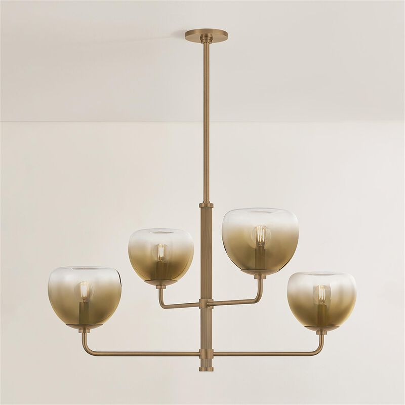 August Medium Chandelier by Troy Lighting