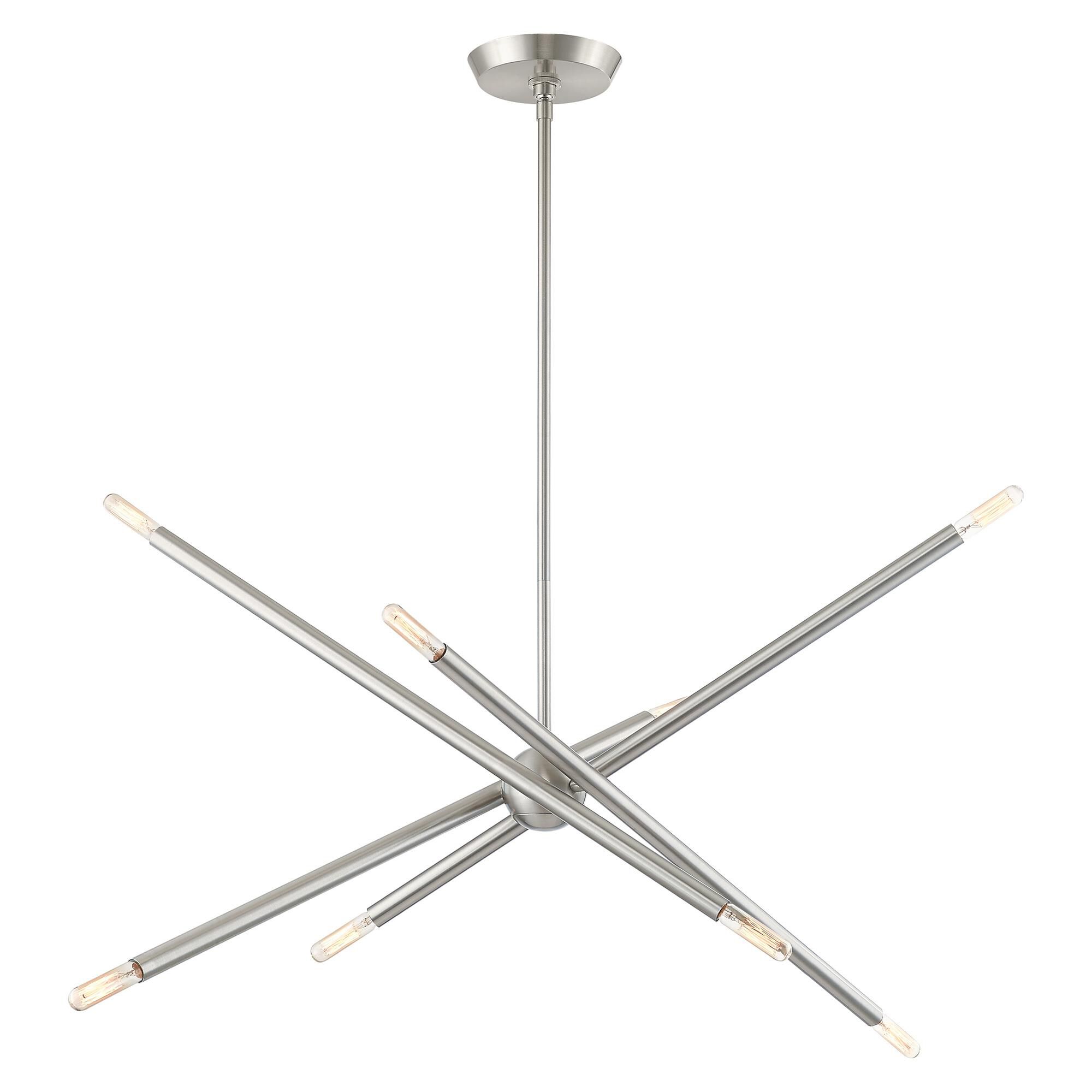 Soho 31 Inch 8 Light Linear Suspension Light by Livex Lighting