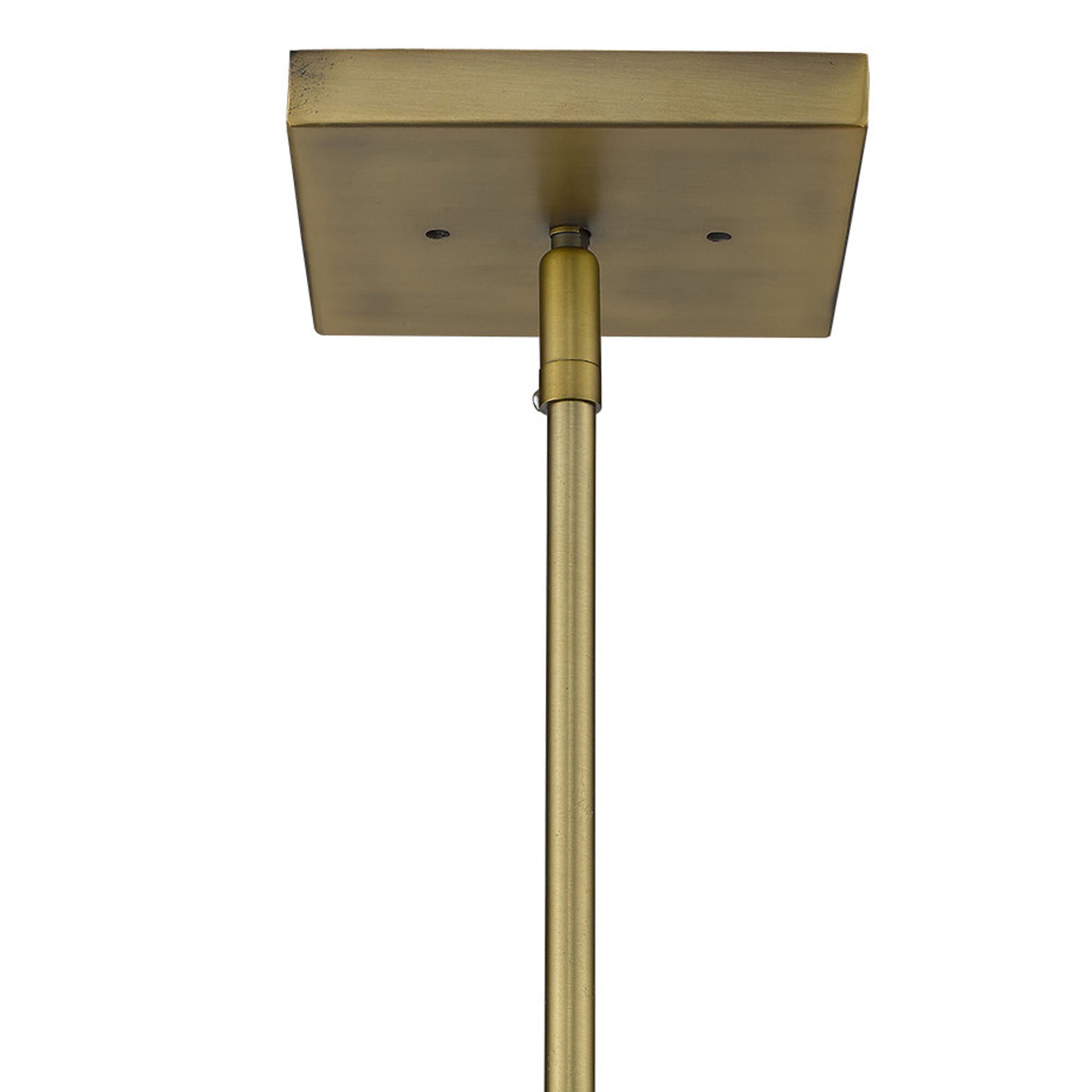 Shown in Brass finish and Clear glass and Clear, Faceted Abstract Glass Globes shade
