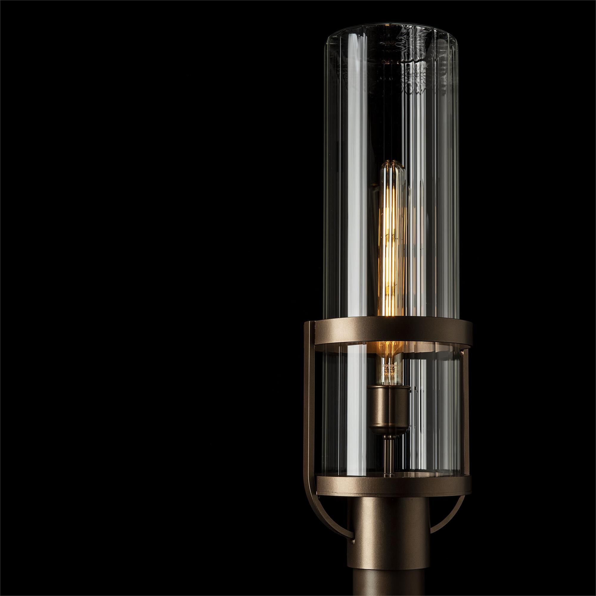 Shown in Coastal Bronze finish and Clear glass and Clear Glass shade