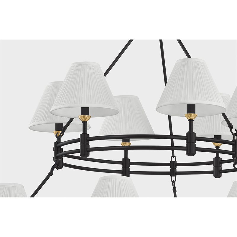 Mark D. Sikes Howard 36 Inch Chandelier by Hudson Valley Lighting