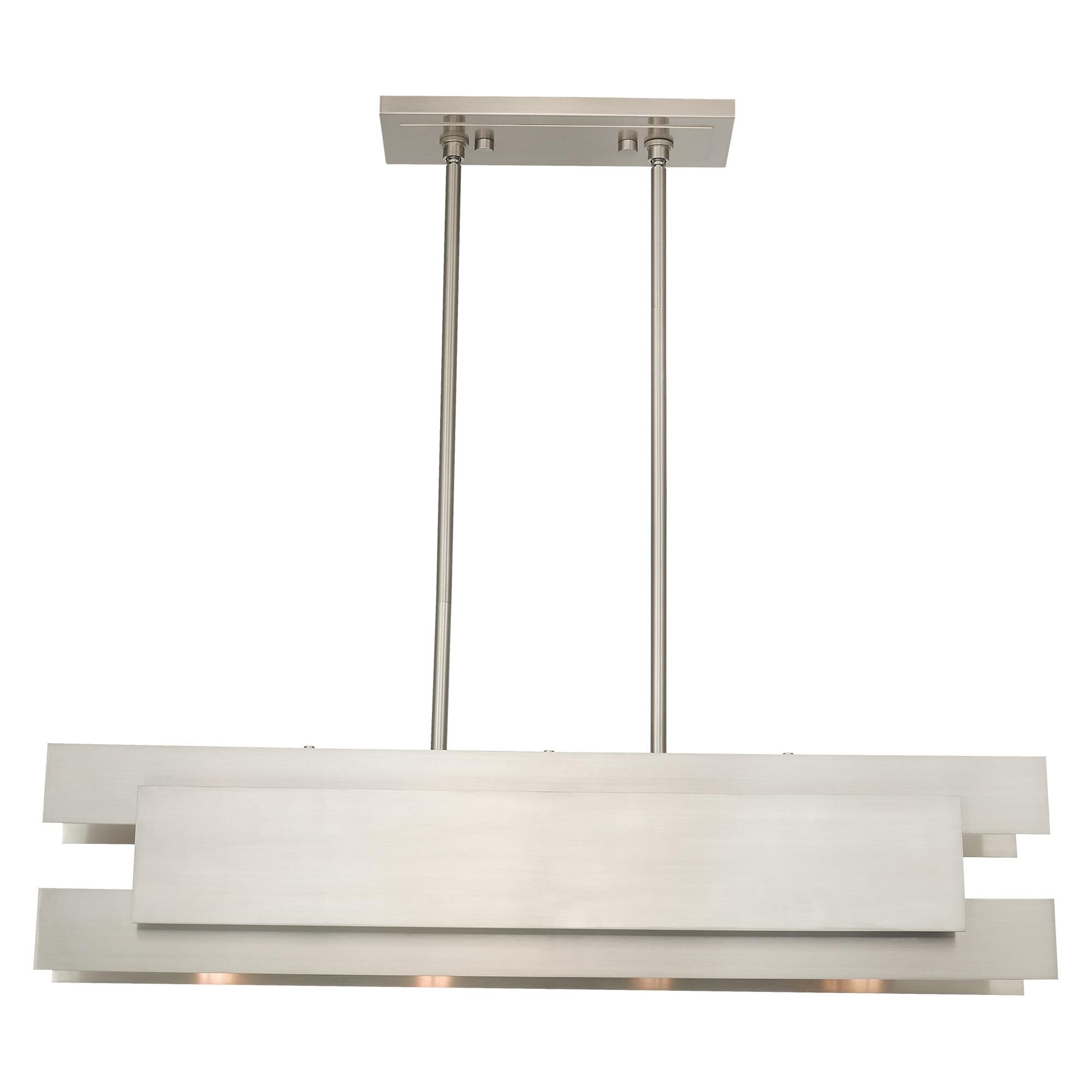Varick 36 Inch 4 Light Linear Suspension Light by Livex Lighting