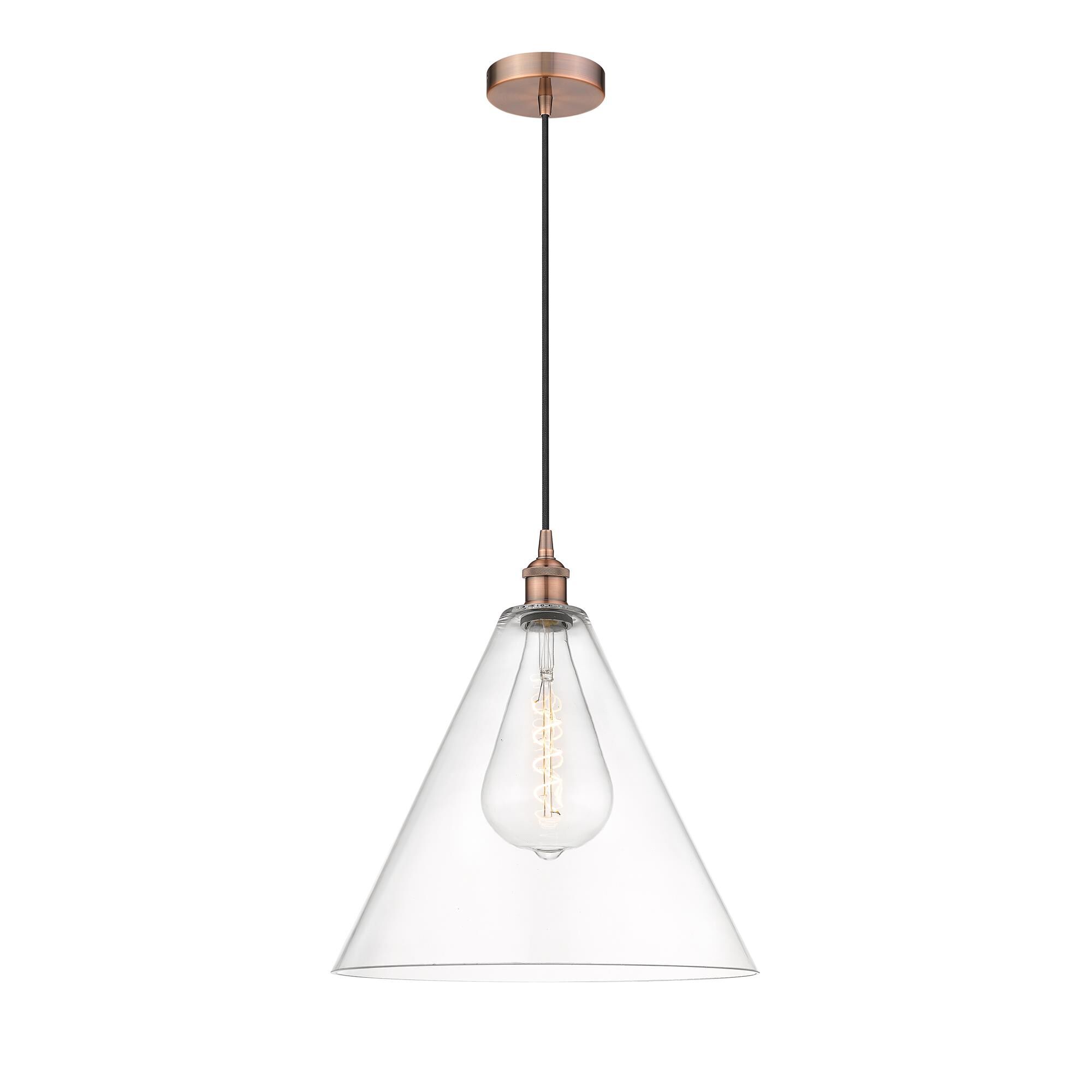 Innovations Lighting Bruno Marashlian Edison Cone 16 Inch Large Pendant