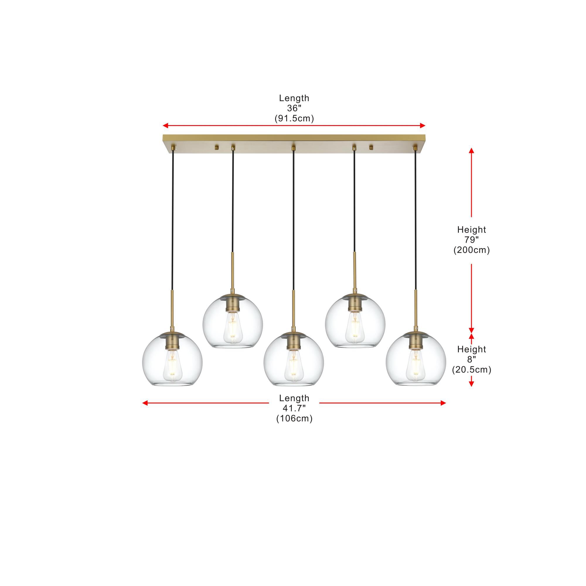 Shown in Satin Gold And Clear finish