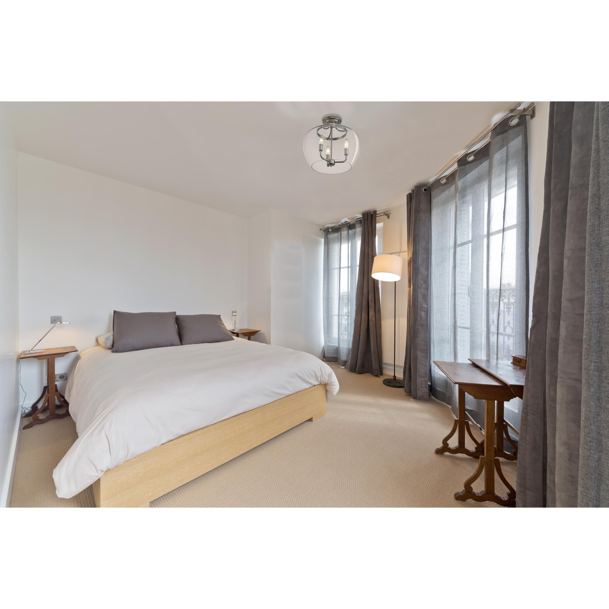 Joliet 15 Inch 3 Light Semi Flush Mount by Z-Lite