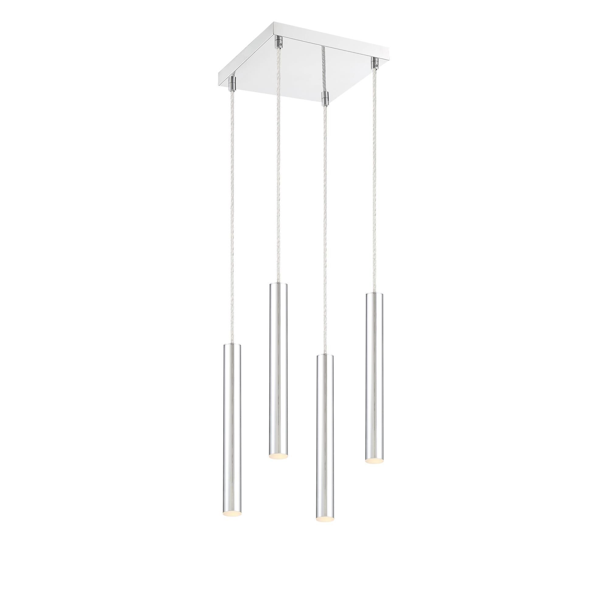 Shown in Chrome finish and Steel glass and Steel shade