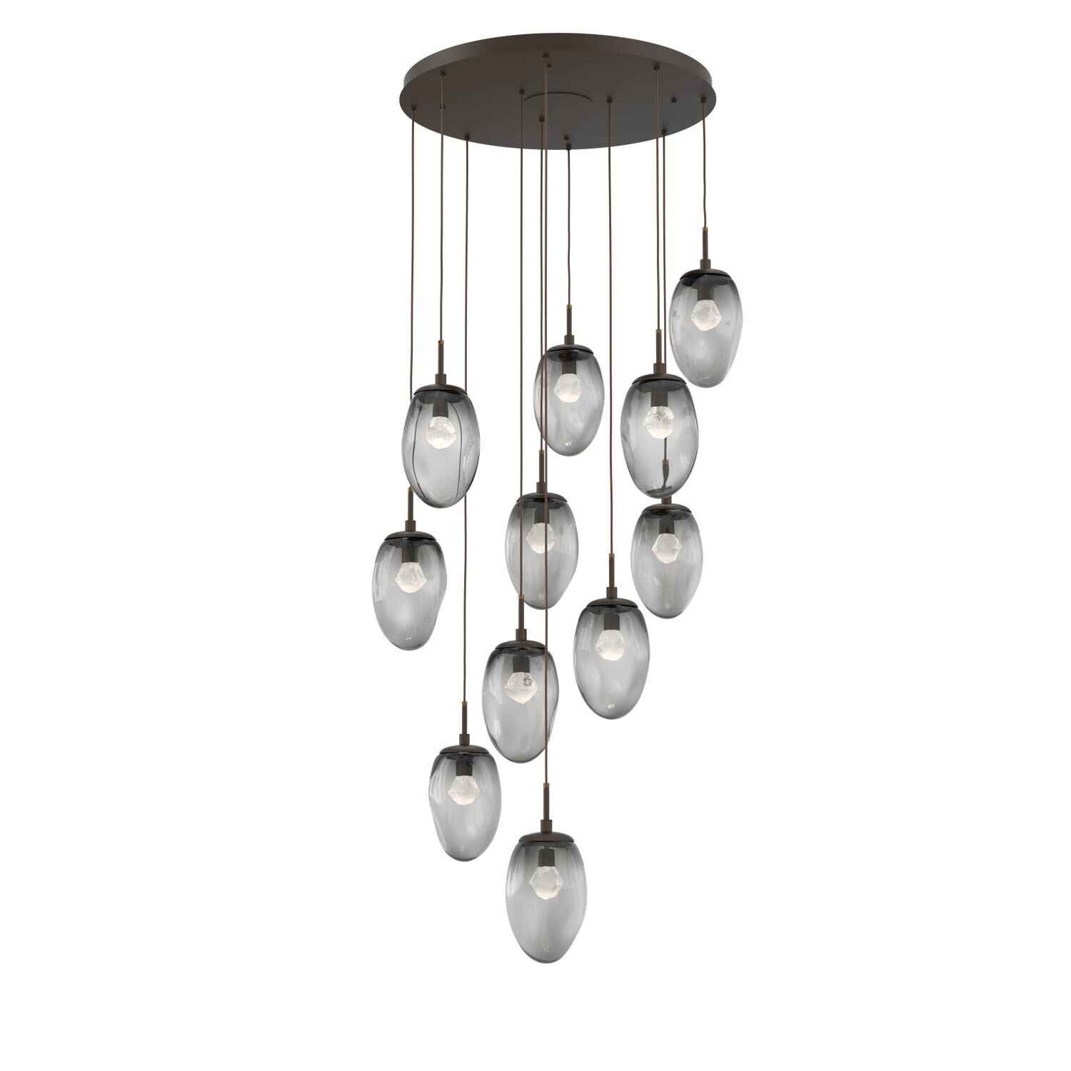 Levi Wilson Nebula 37 Inch 11 Light LED Multi Light Pendant by Hammerton Studio