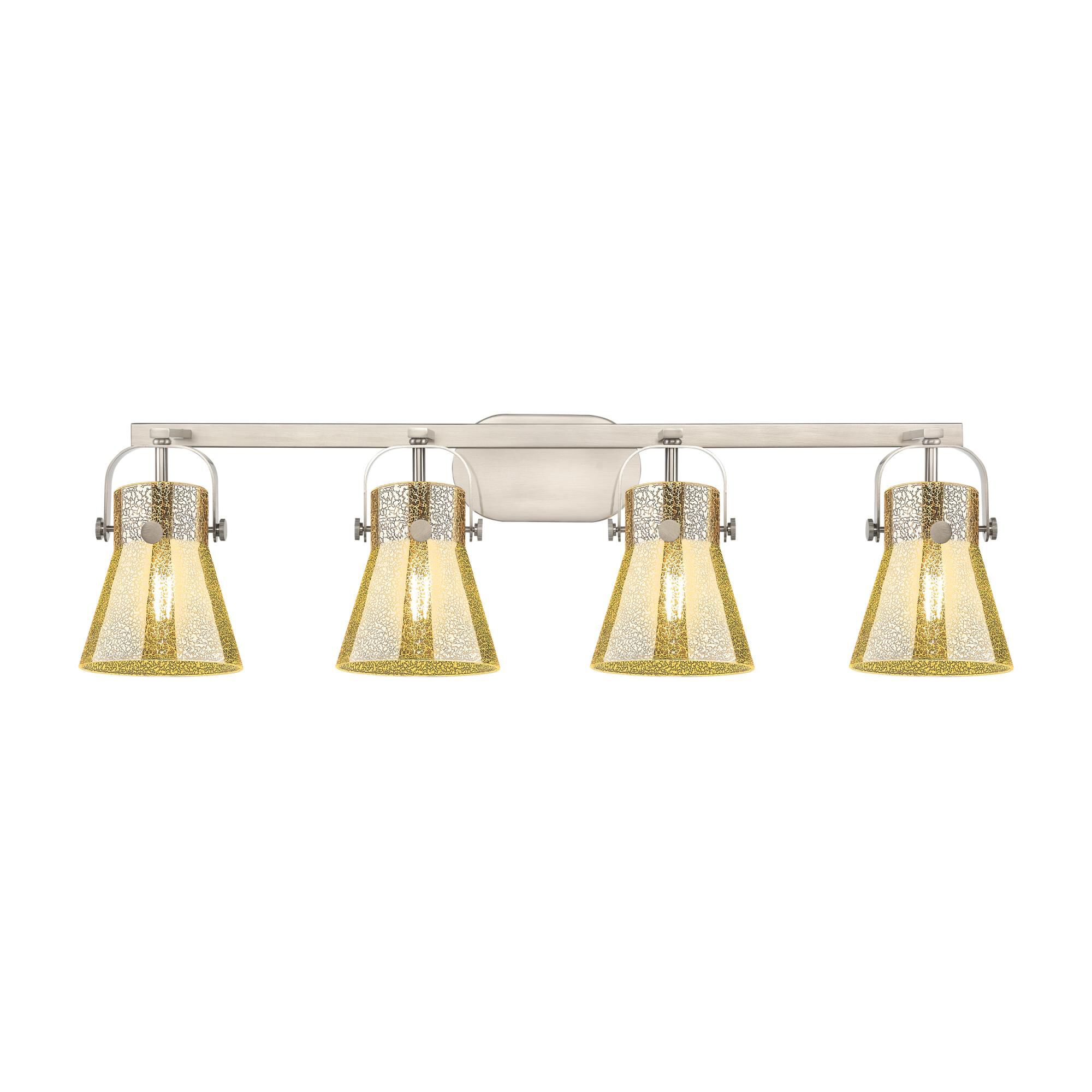 Shown in Satin Nickel finish and Mercury shade