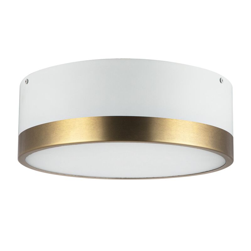 Brisbane 12 Inch 2 Light Flush Mount by Alora Mood